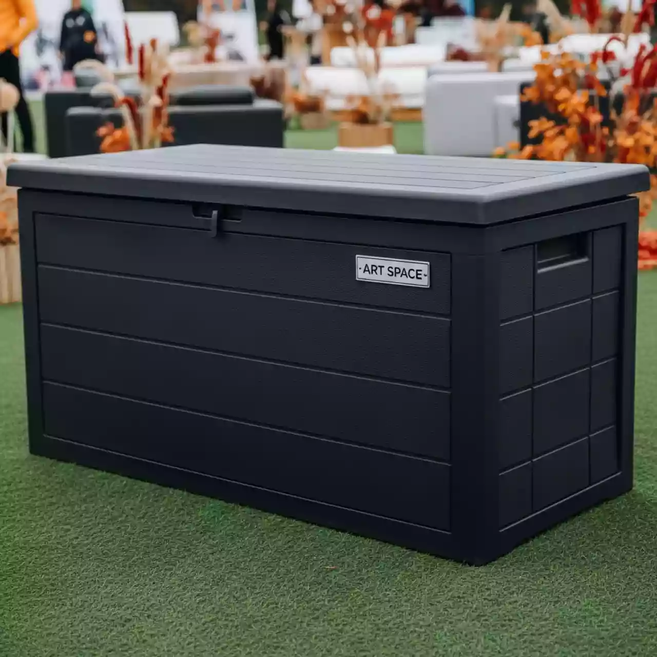 Аренда Сундук пластиковый Prosperplast антрацит в Grand Karat Sochi — ART SPACE