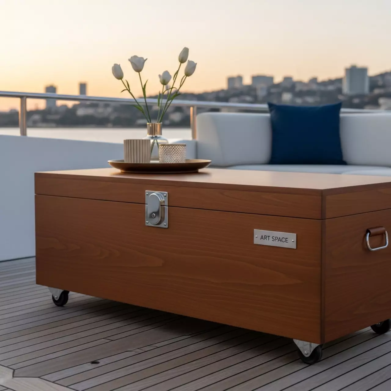 Аренда Сундук Royal Family KARL 120 на VIP теплоходе (Морпорт Сочи) — ART SPACE