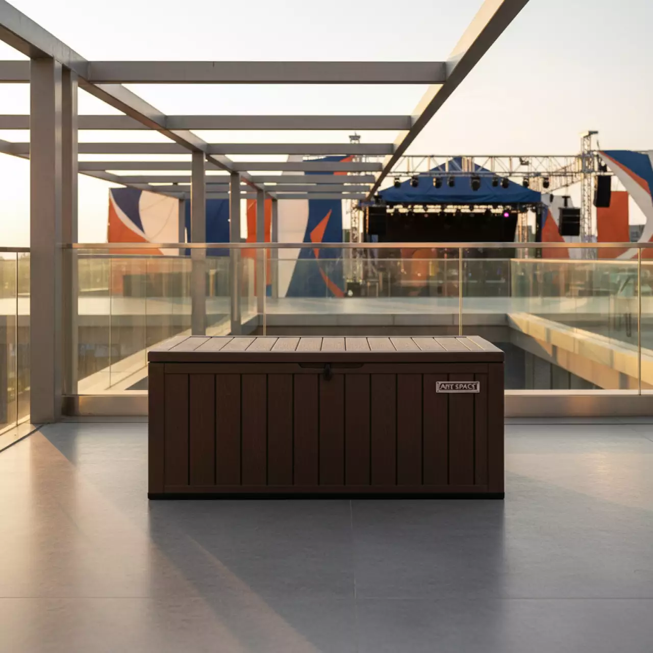 Аренда Сундук Toomax Santorini Plus 120 л коричневый в санатории «Русь» — ART SPACE