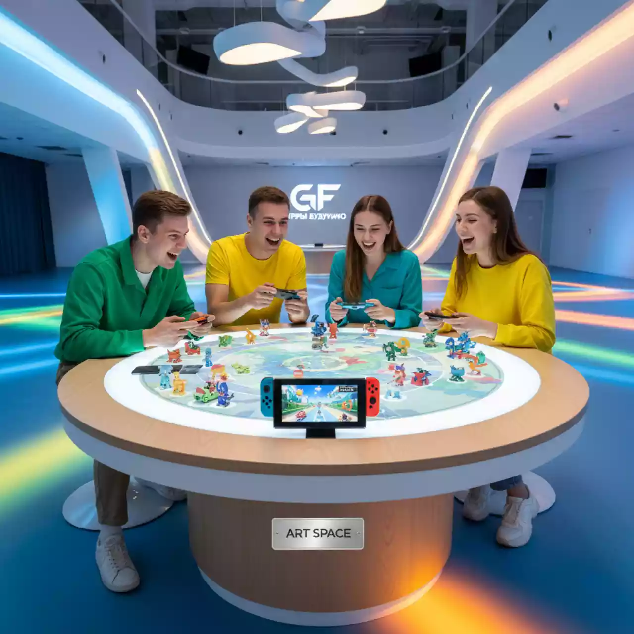 Аренда Super Mario Party на Nintendo Switch в зале «Чайка» (Морпорт) — ART SPACE