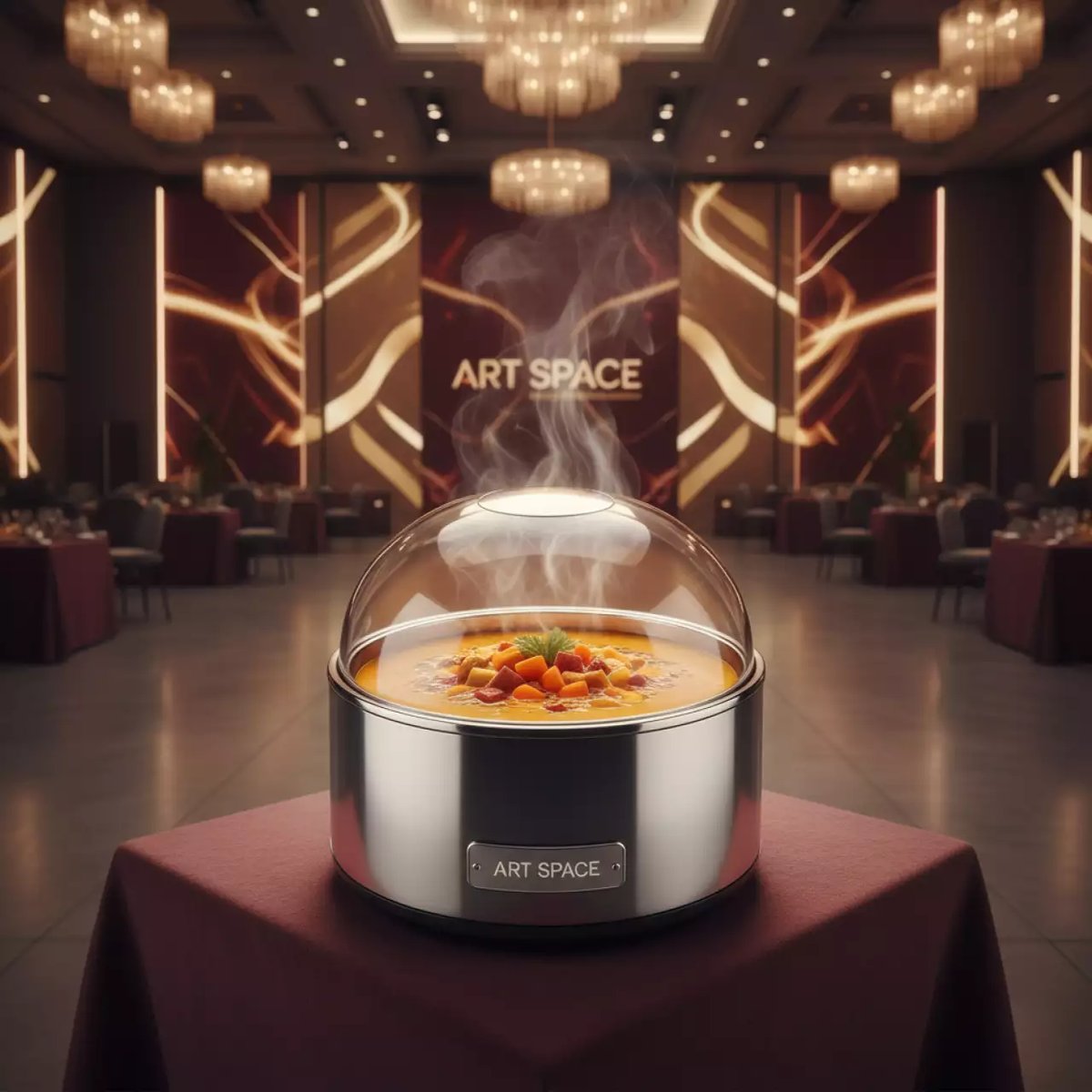 Аренда Супница Soup Kettle в банкетном зале «Дельфин» — ART SPACE