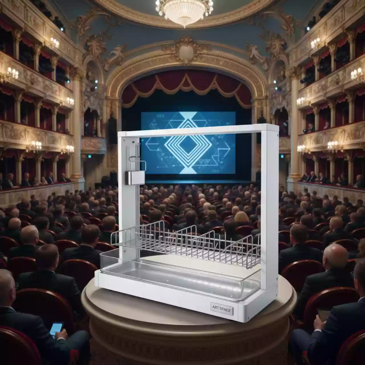 Аренда Сушка для посуды в верхний шкаф 600 мм белая в Зимнем театре — ART SPACE