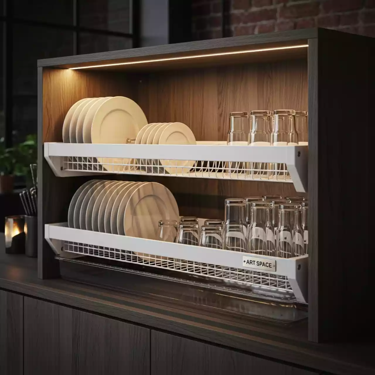 Аренда Сушка для посуды в верхний шкаф 800 мм белая в санатории «Сочи» — ART SPACE