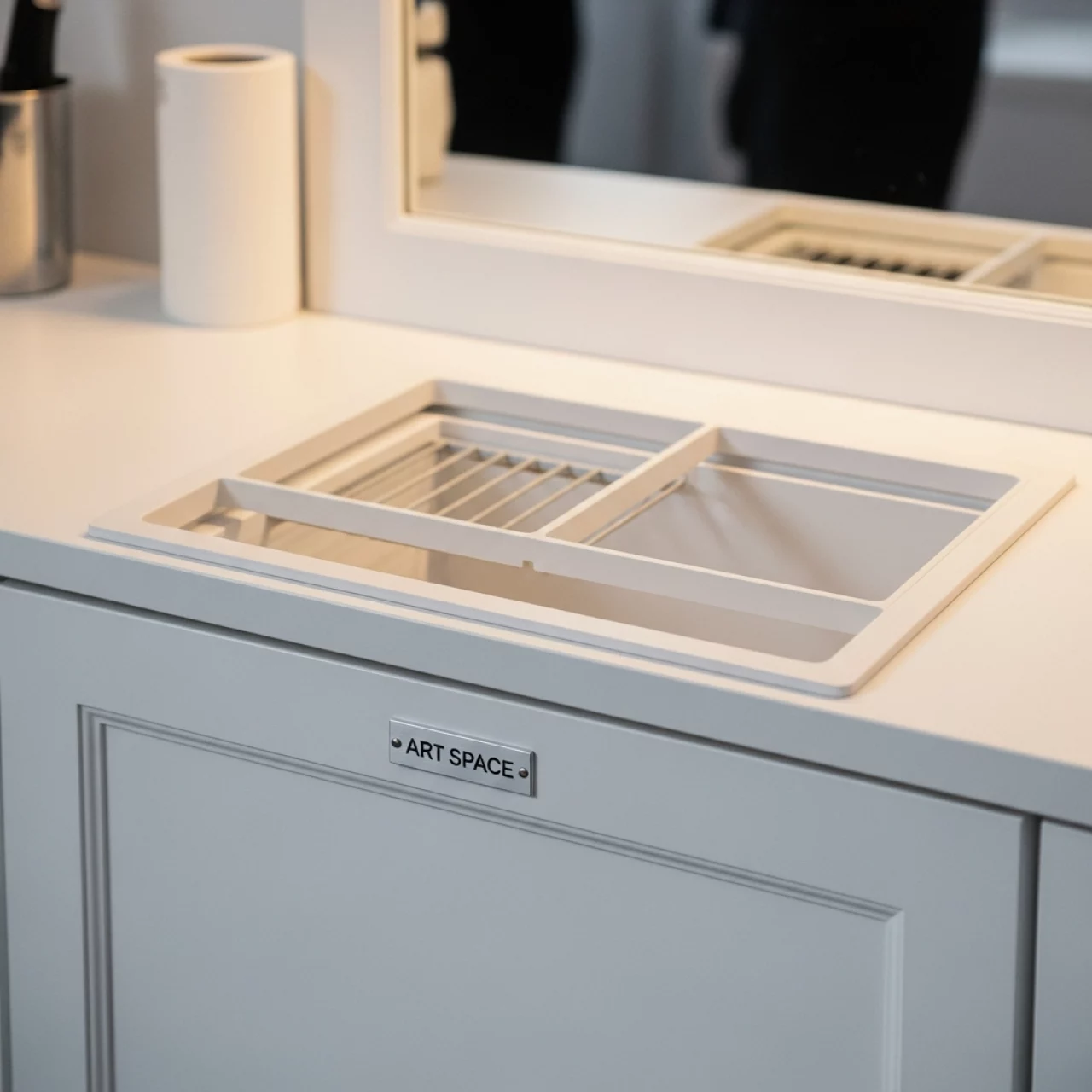 Аренда Сушка для посуды встраиваемая в базу белая в Mantera Supreme — ART SPACE