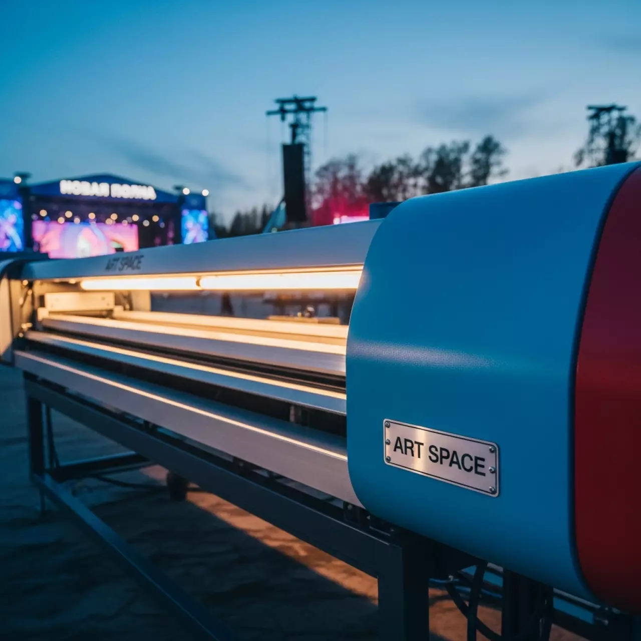 Аренда Сушка ИК для текстильного плоттера Gongzheng GZS3204 PLUS на Медальной площади — ART SPACE