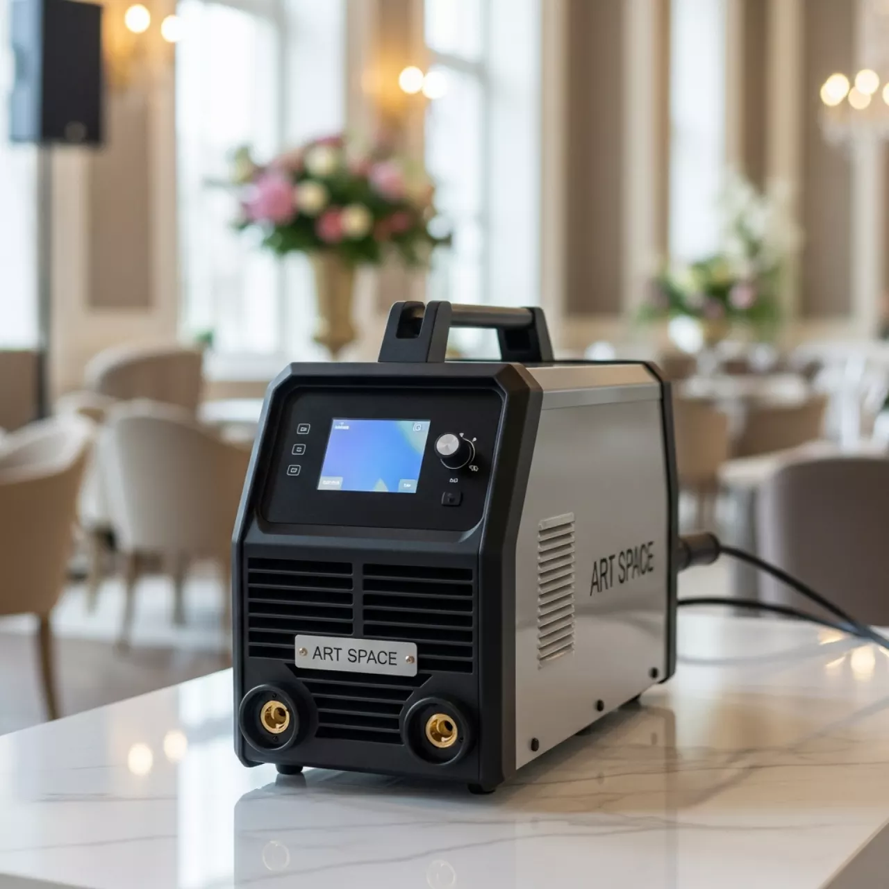 Аренда Сварочный аппарат инверторный полуавтомат Fubag IRMIG 140 SYN LED в ресторане «Brunello» — ART SPACE