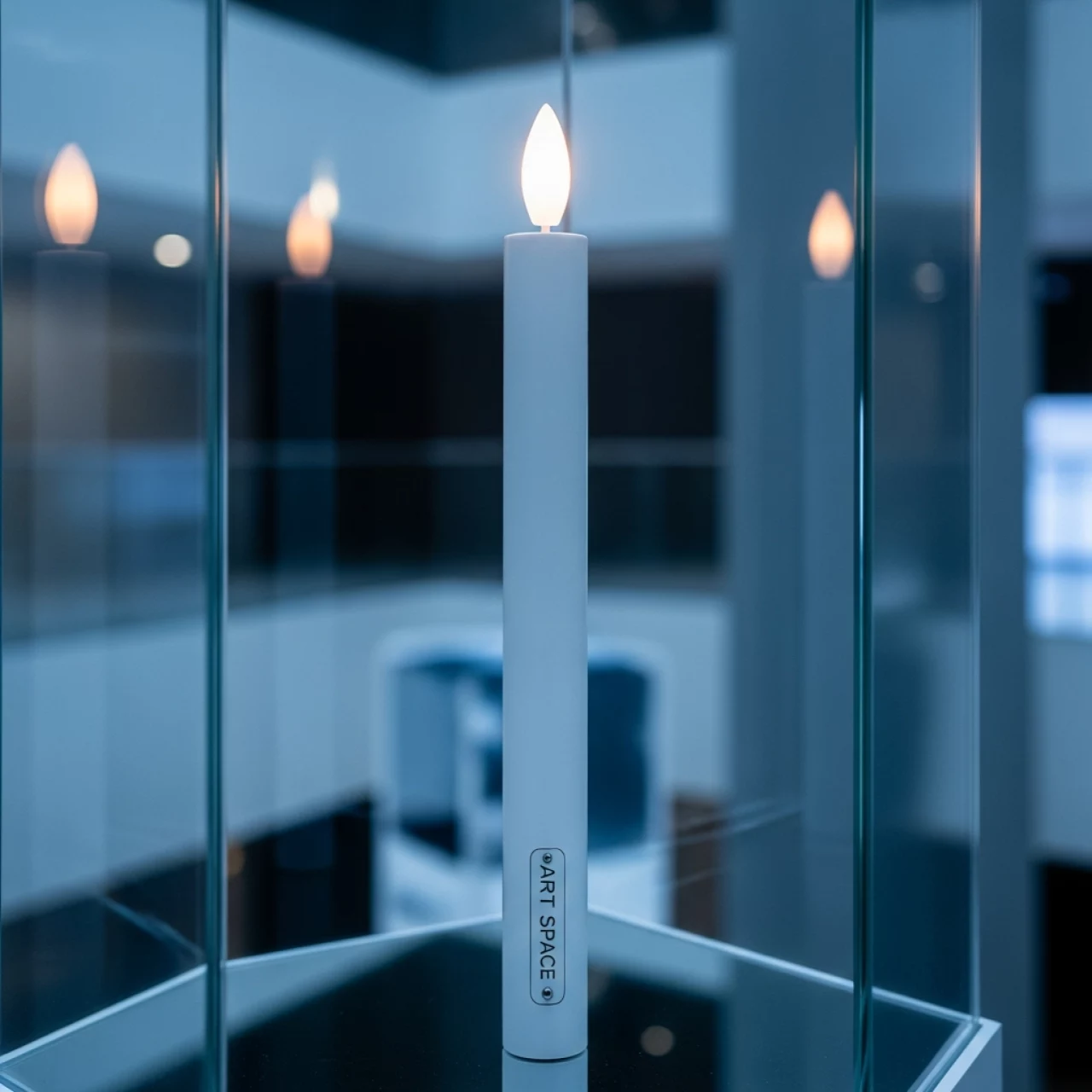 Аренда Свеча LED длинная белая 1,8х28 см в отеле «Звездный» — ART SPACE