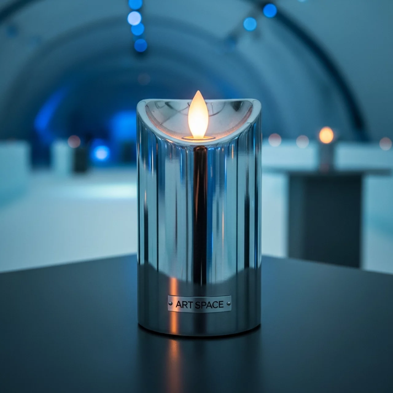 Аренда Свечей светодиодных больших в ледовом дворце «Роза Хутор» — ART SPACE