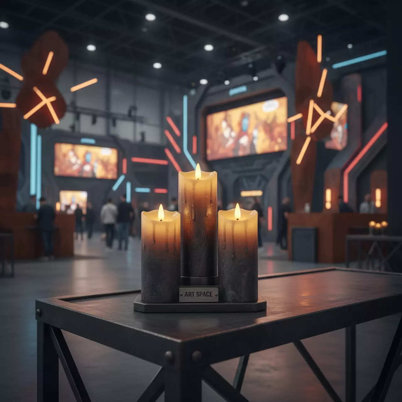 Аренда Свечи LED Ария с тройным фитилем набор в Mantera Supreme — ART SPACE