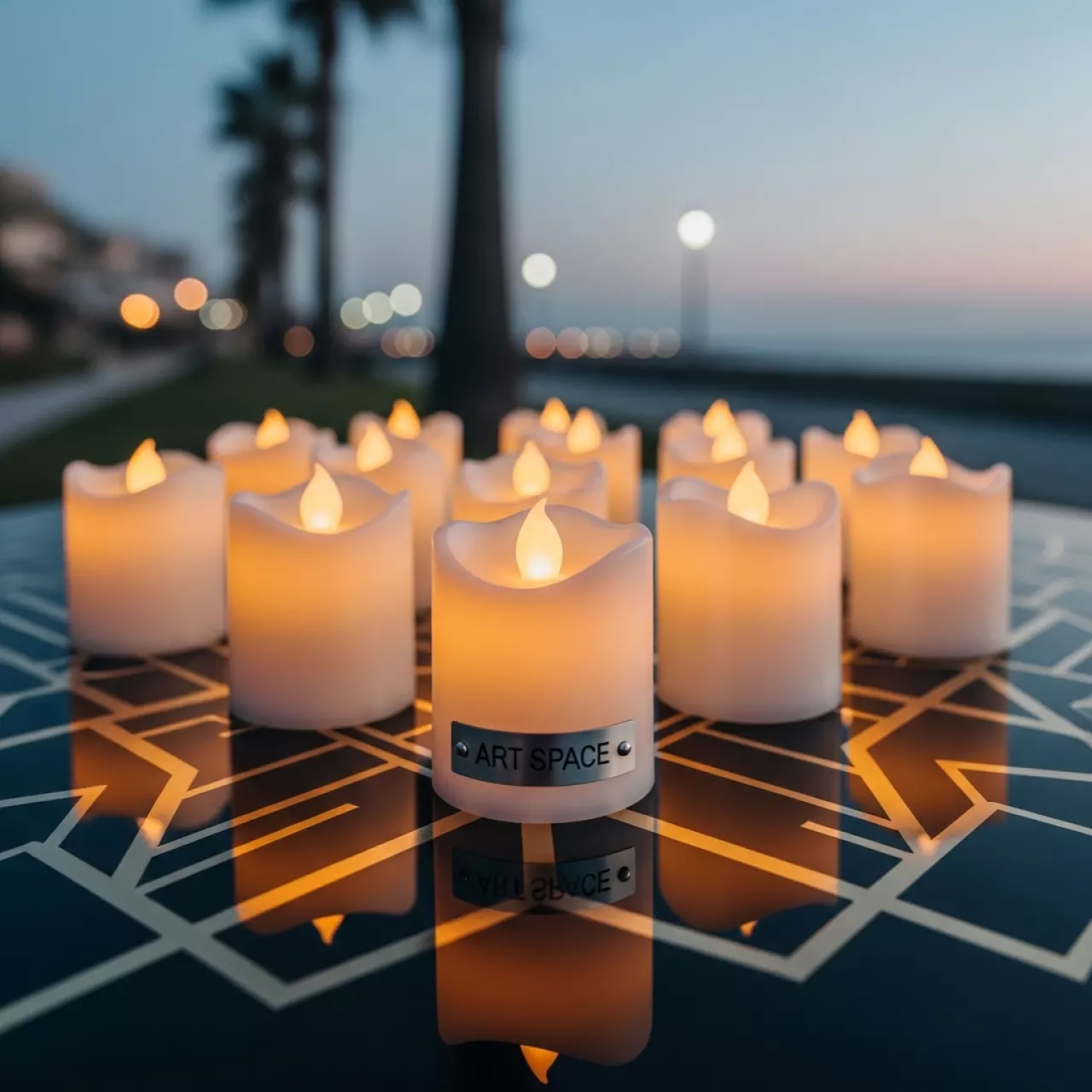 Аренда Свечи LED мини на Имеретинской набережной — ART SPACE