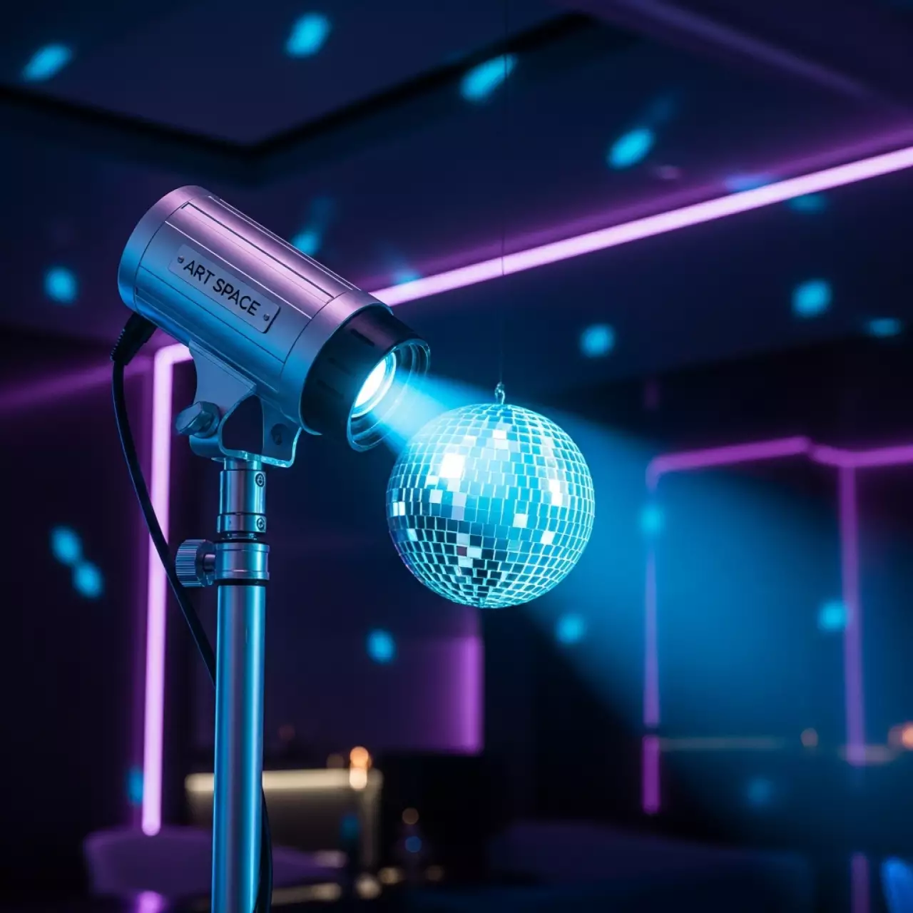 Аренда Свет мини для дискобола до 50 см в Cosmos Sochi Hotel — ART SPACE