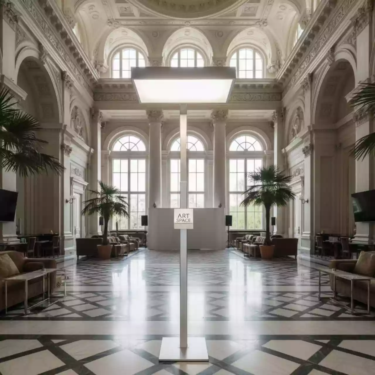 Аренда Светильник для поп ап стенда Эксподрим в Radisson Collection Paradise — ART SPACE