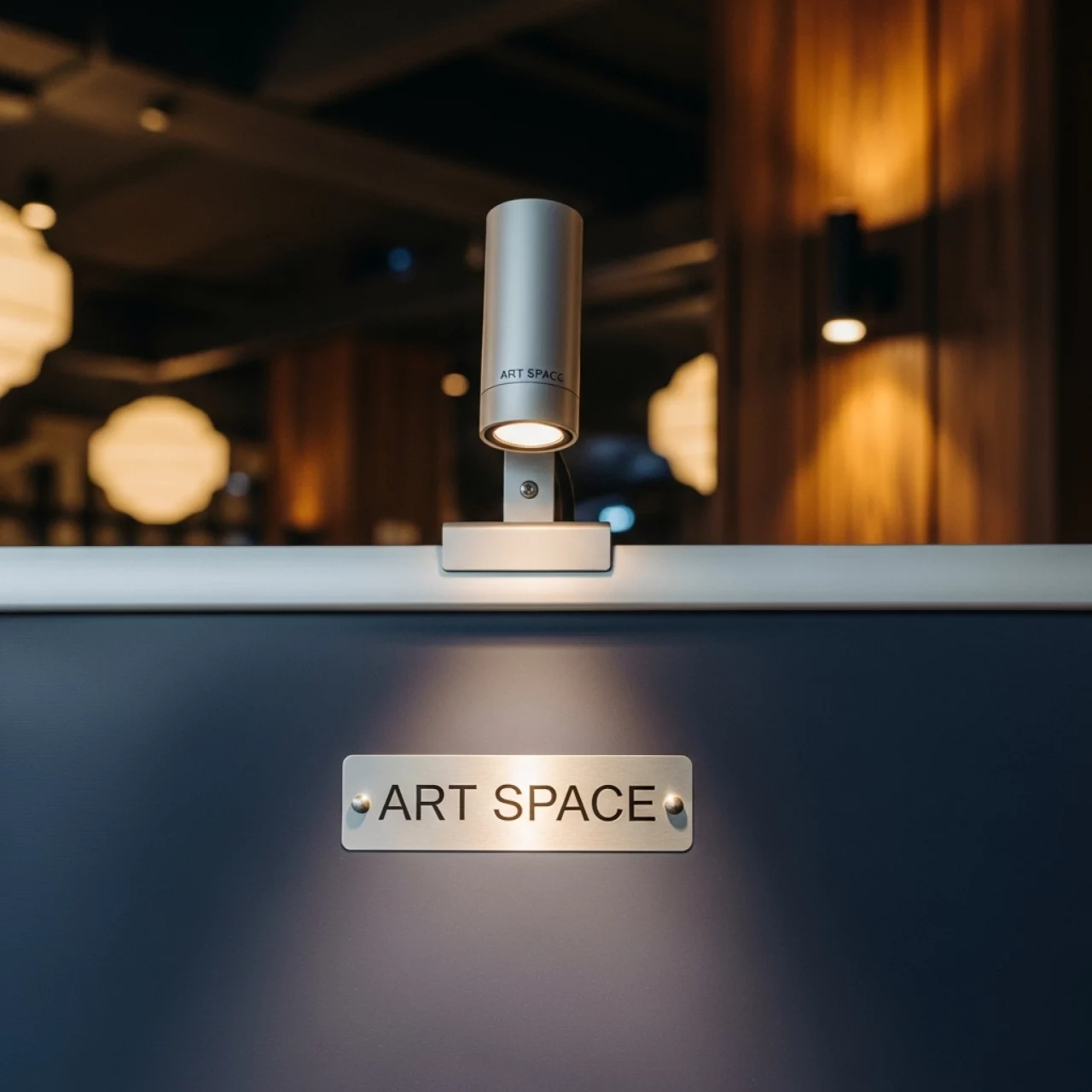 Аренда Светильник для ролл ап Эксподрим в ресторане «Brunello» — ART SPACE