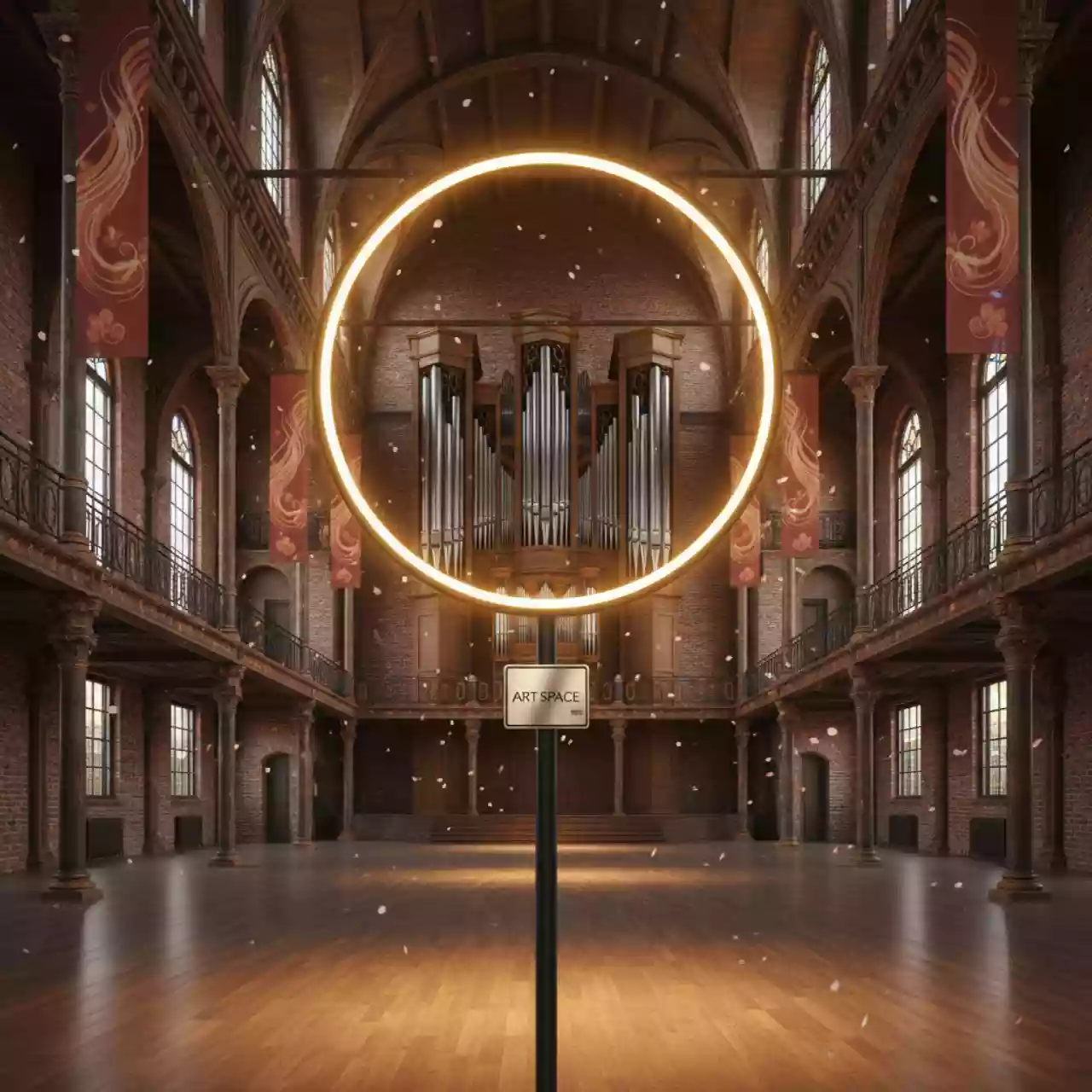 Аренда Светильник LED для зонта от сети в Зале органной и камерной музыки — ART SPACE