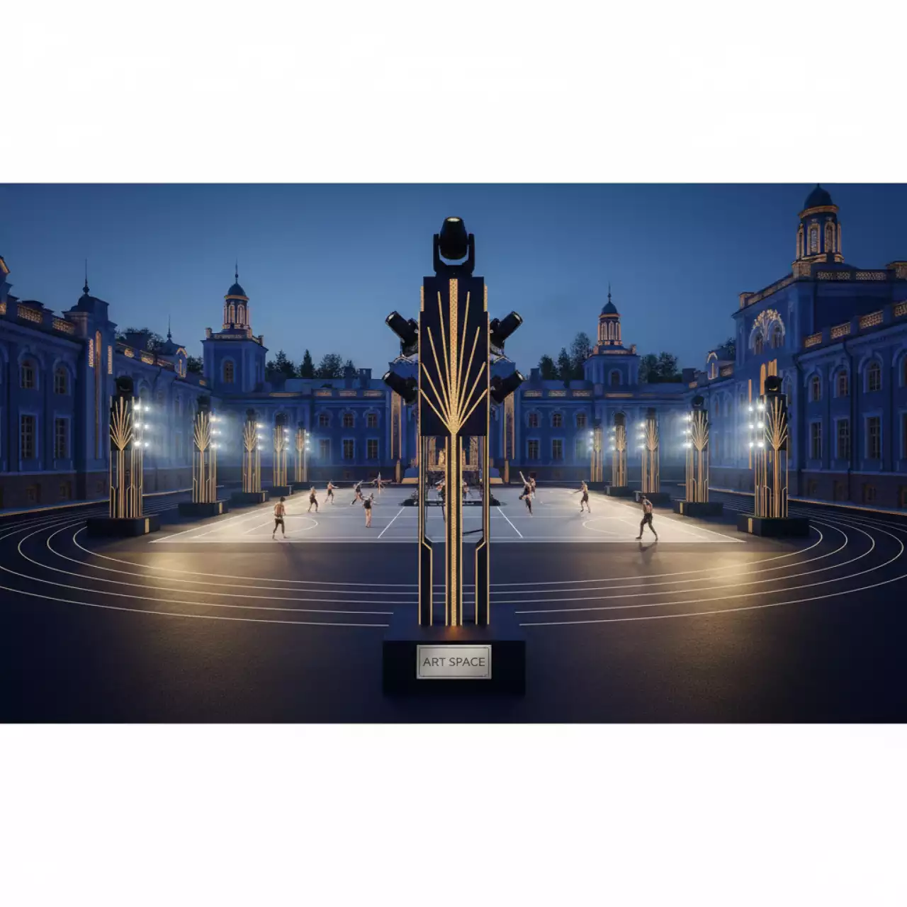 Аренда Светильник LED MH Involight 1915W в усадьбе Голицына — ART SPACE