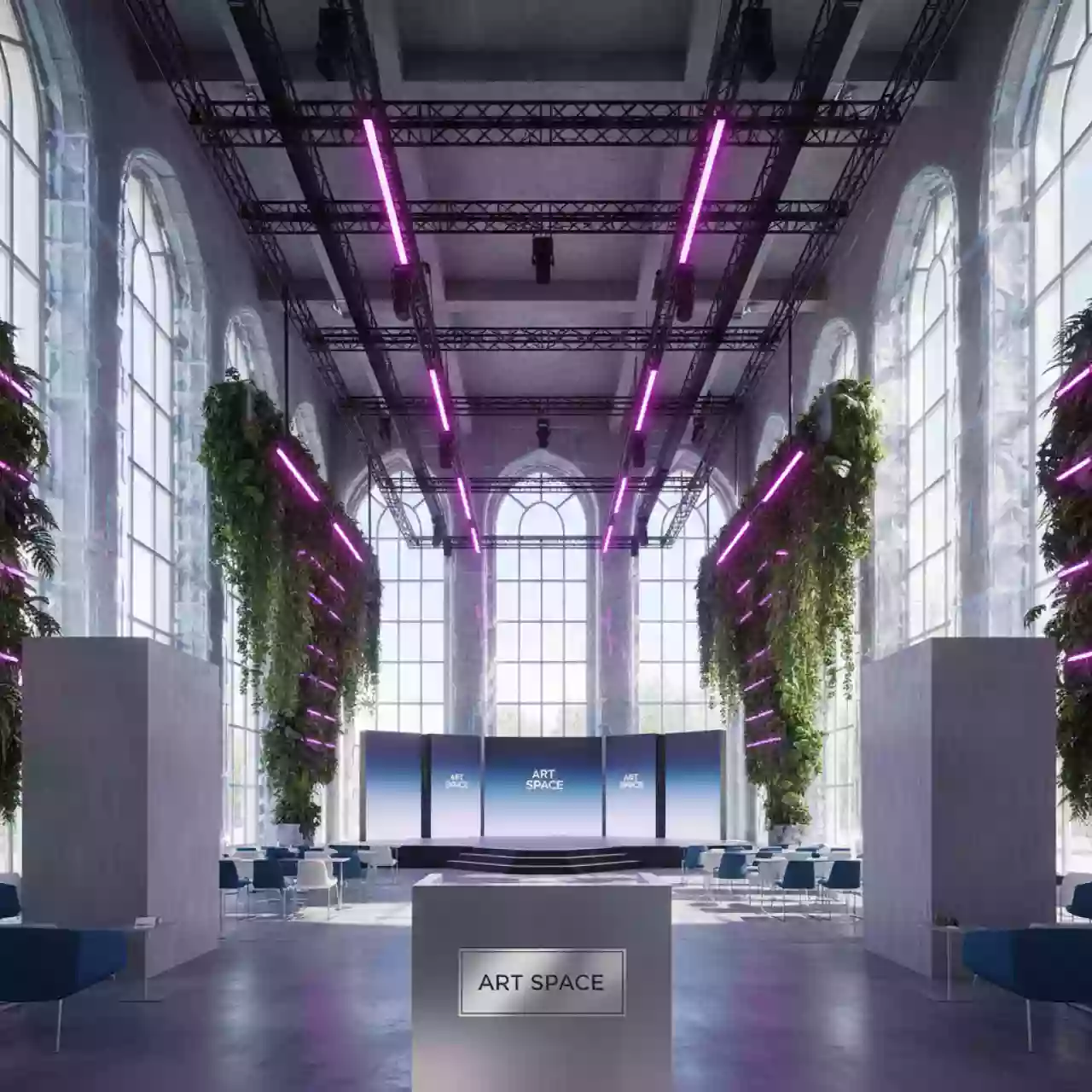 Аренда Светильник LED Uniel ULI P12 ULI P13 IP40 для фотосинтеза в ледовом дворце «Роза Хутор» — ART SPACE