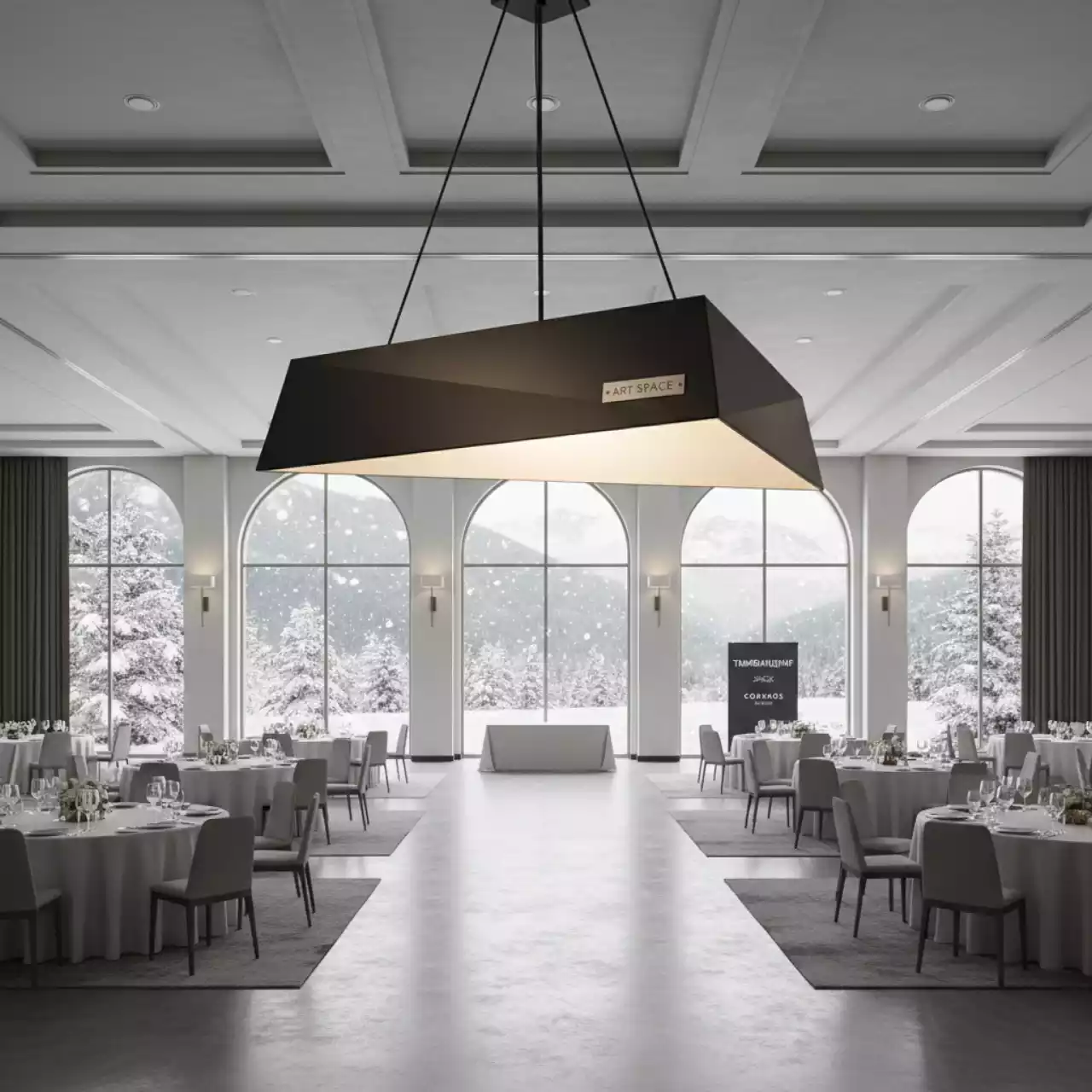 Аренда Светильник лофт Трапеция в Cosmos Sochi Hotel — ART SPACE