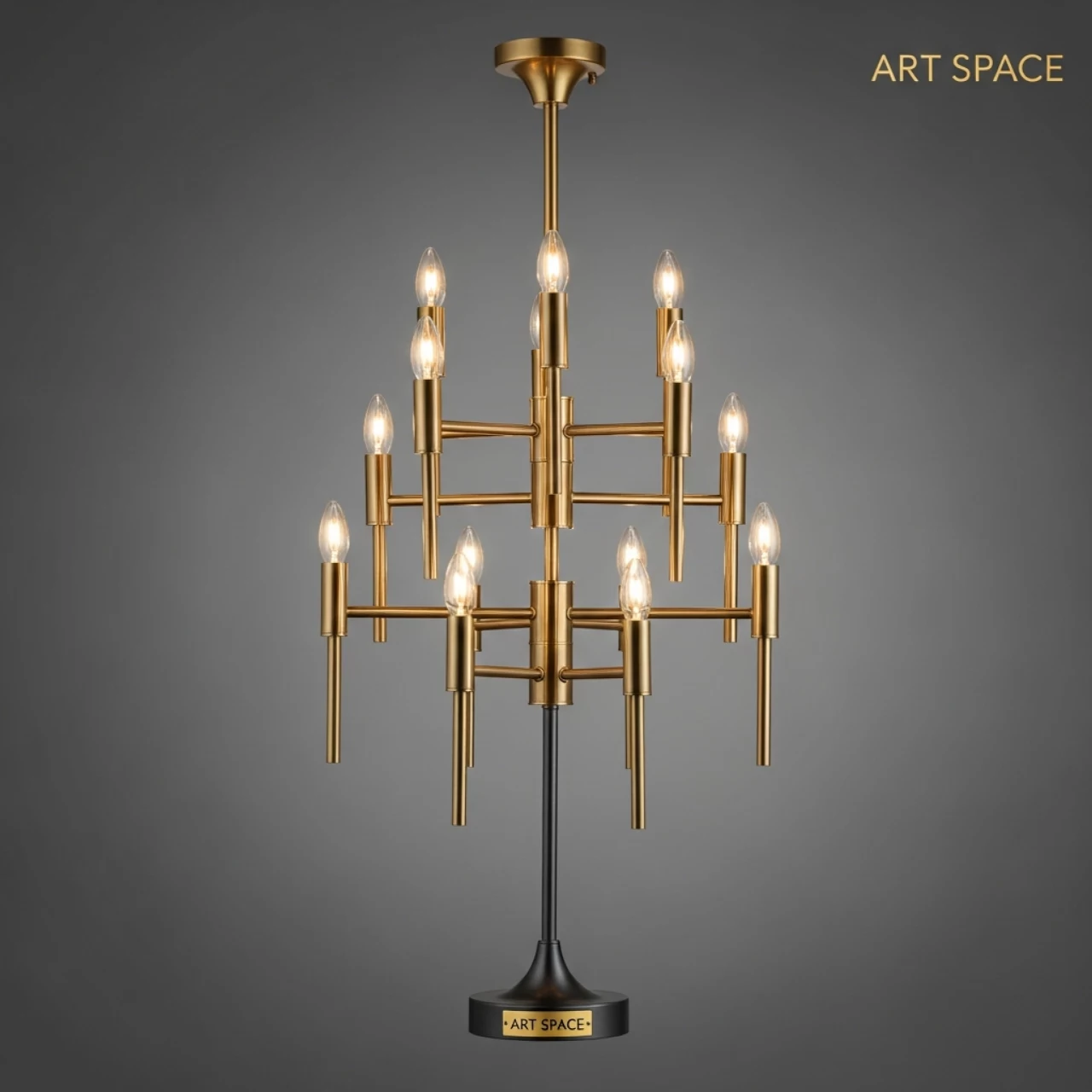 Аренда Светильник Мэй золотой высота 28 см в Golden Tulip Rosa Khutor — ART SPACE