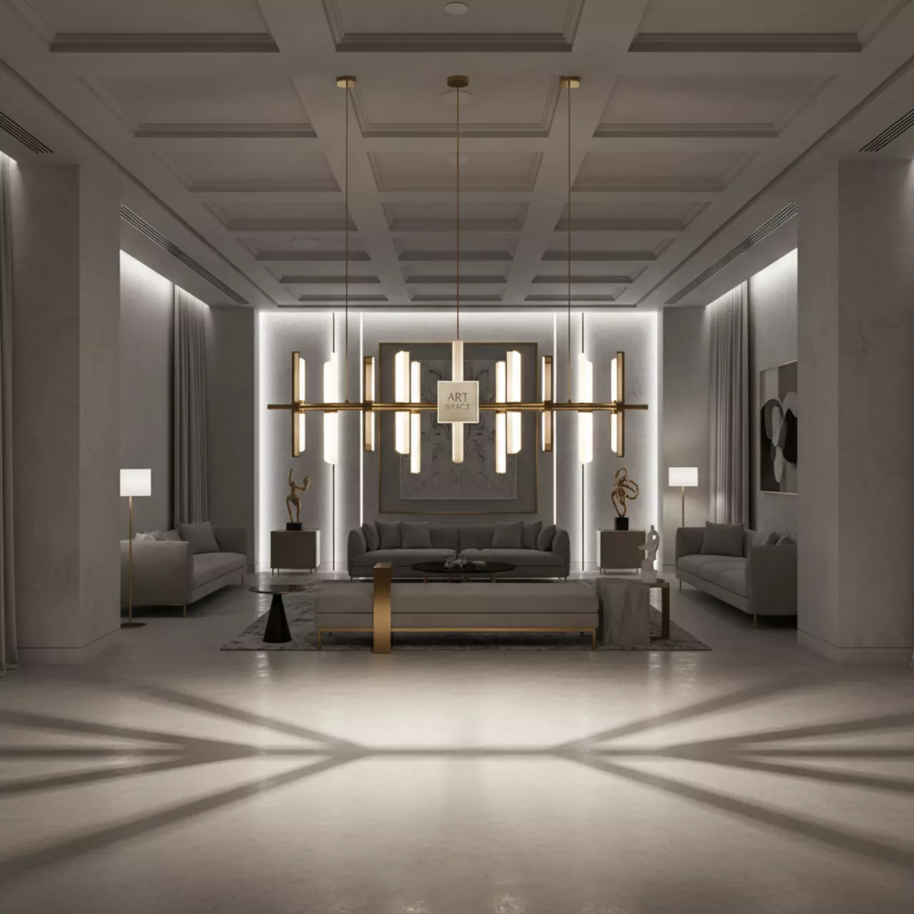 Аренда Светильник подвесной люстры в Поляна 1389 Отель и Спа — ART SPACE