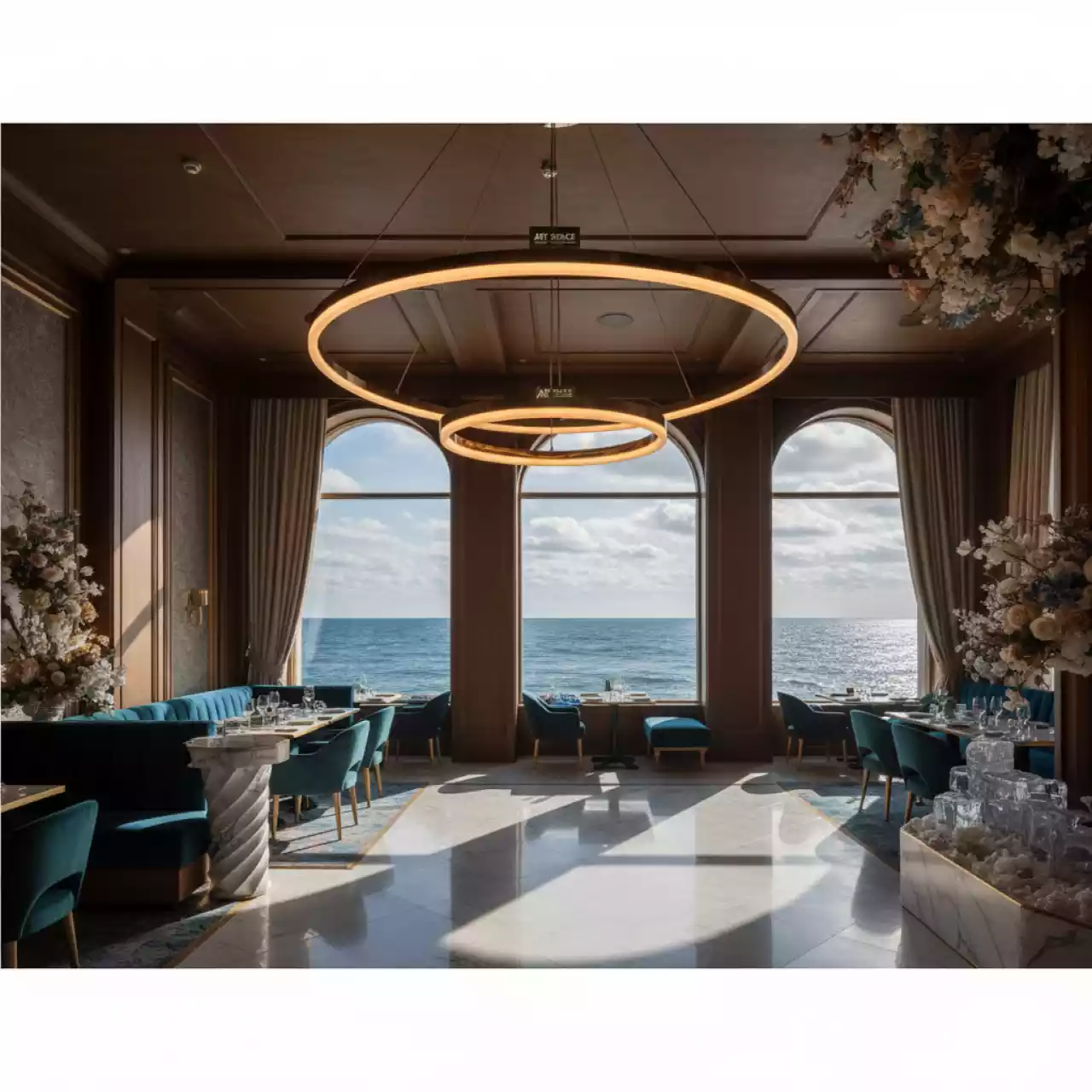 Аренда Светильник подвесной светодиодный Niko V 11093 PL в зале «Чайка» (Морпорт) — ART SPACE