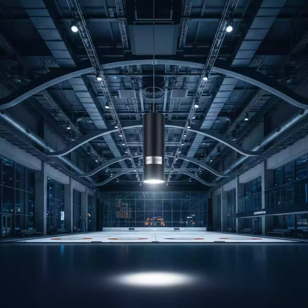 Аренда Светильник подвесной светодиодный Welli V11096 PL в Керлинговом центре «Ледяной куб» — ART SPACE