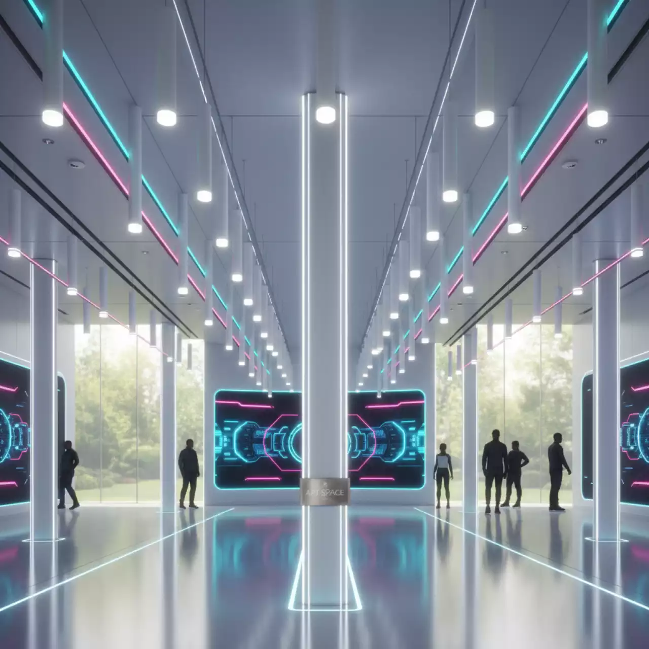 Аренда Светильник трековый подвесной ЭРА TR 45 белый 1х15 Вт GU 10 в Courtyard by Marriott Sochi — ART SPACE