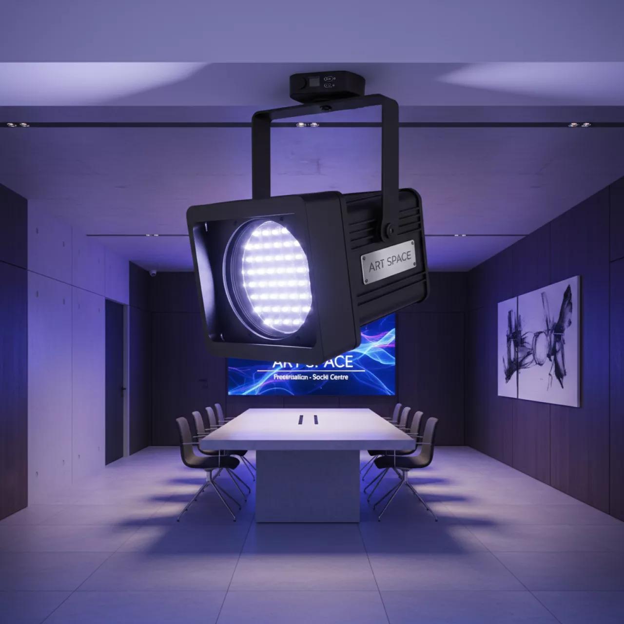 Аренда Светильник ультрафиолетовый ADJ UV Flood 36 с DMX управлением в Pullman Sochi Centre — ART SPACE