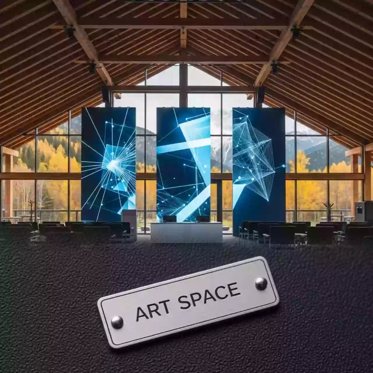 Аренда Светодиодные экраны для окон в этно-парке «Моя Россия» — ART SPACE