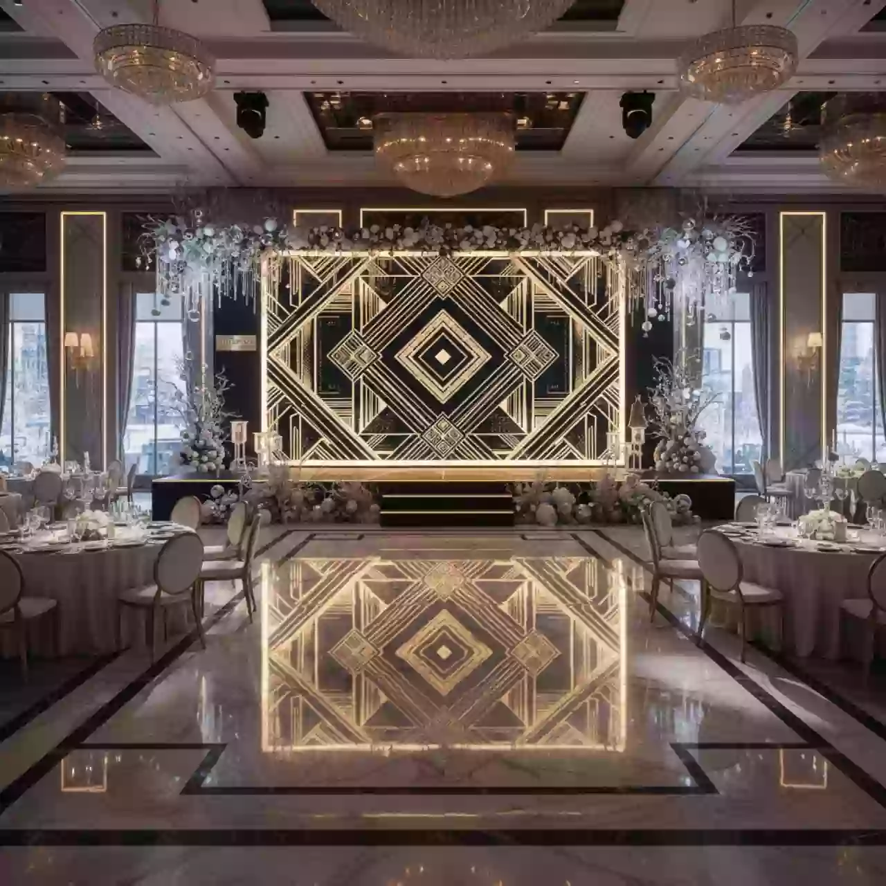 Аренда Светодиодный экран 4х2 м P1,9 разрешение 2064x1032 в Radisson Collection Paradise — ART SPACE