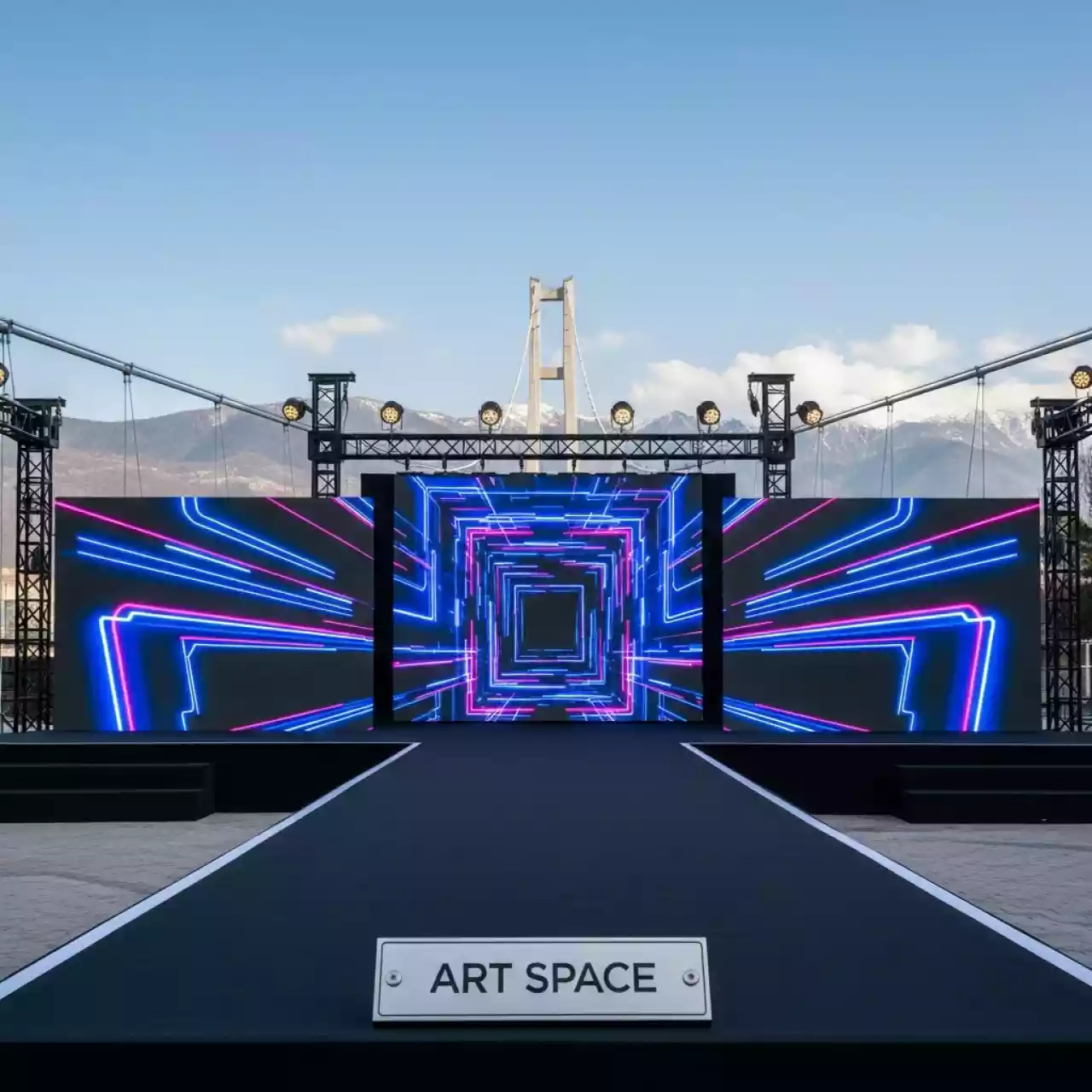 Аренда Светодиодный экран 5х3 м в Skypark Sochi — ART SPACE