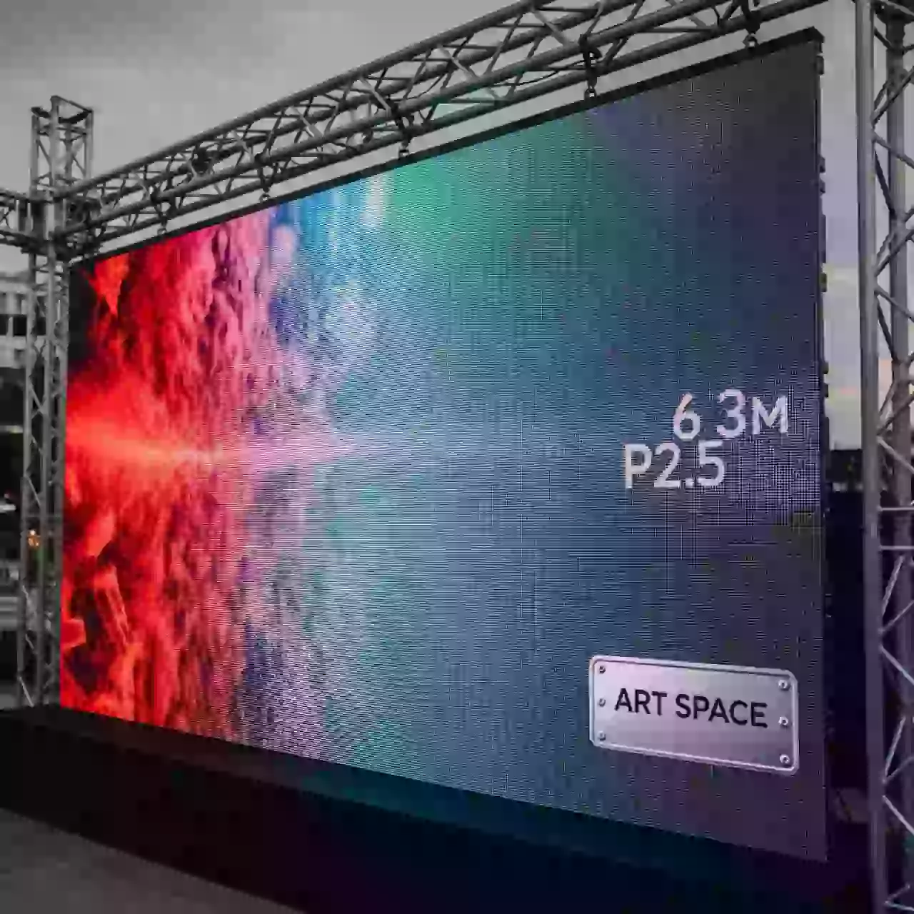 Аренда Светодиодный экран 6х3 м P2.5 Сочи — ART SPACE