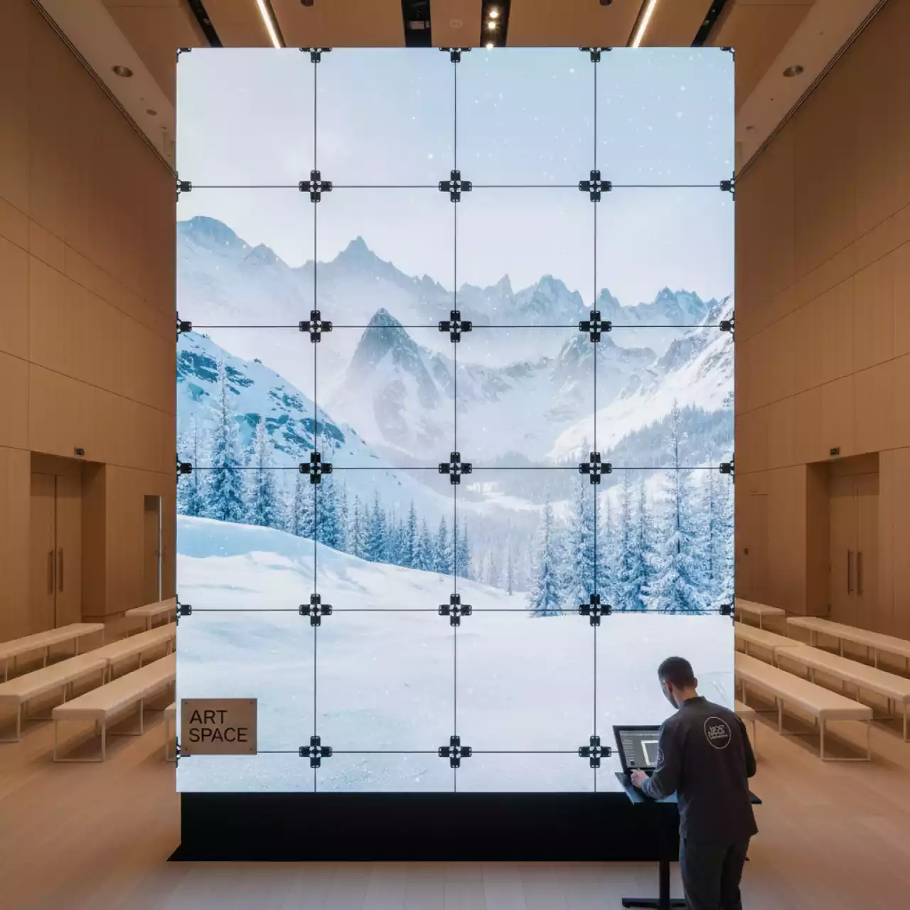 Аренда Светодиодный экран AET QR 2.6 500х500 мм в гранд-отеле «Жемчужина» — ART SPACE