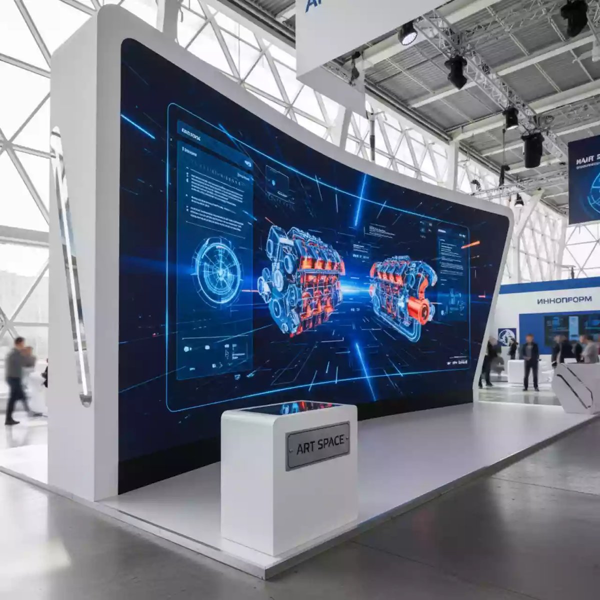 Аренда Светодиодный экран P1.5 в Gamma Sirius — ART SPACE