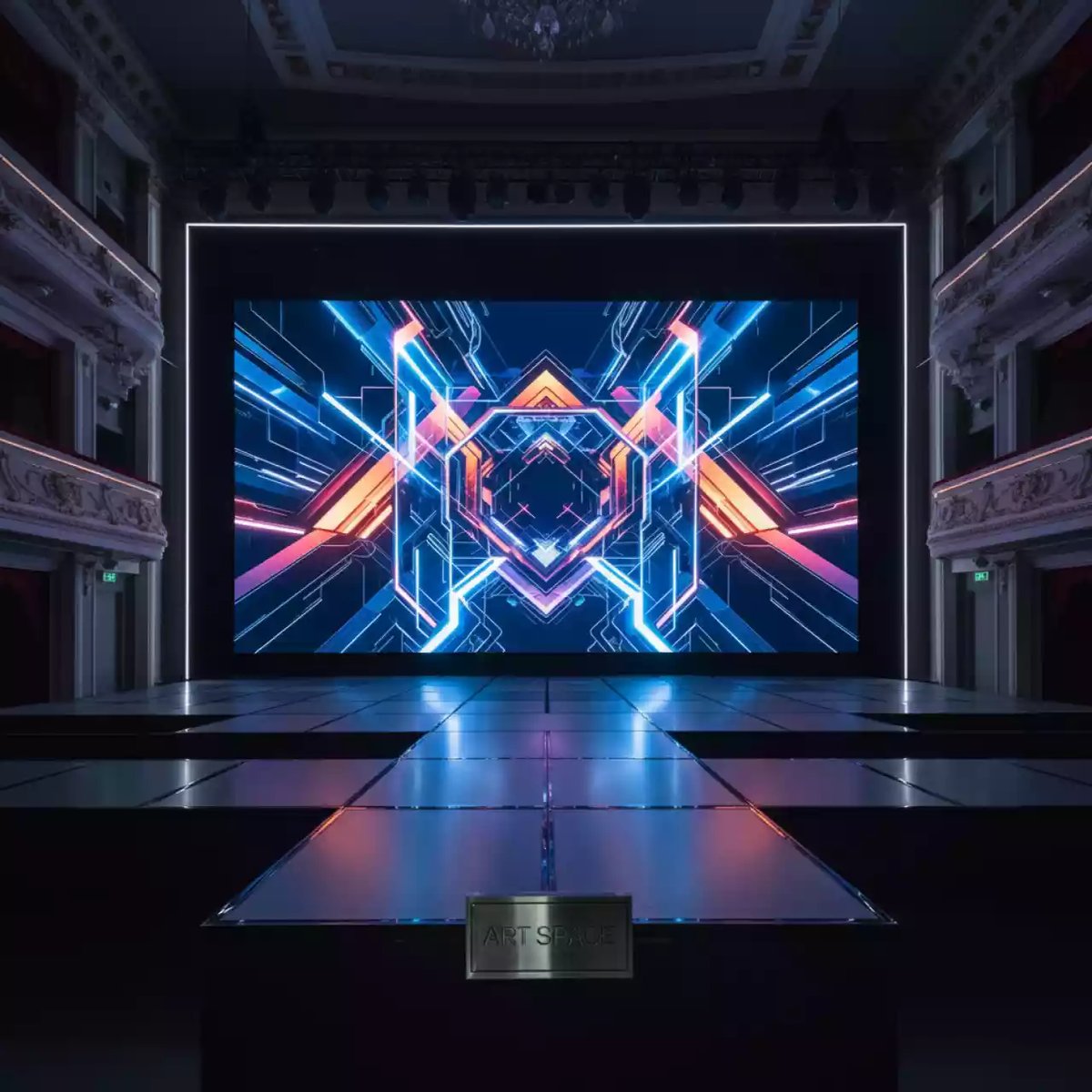 Аренда Светодиодный экран P4 в Зимнем театре — ART SPACE