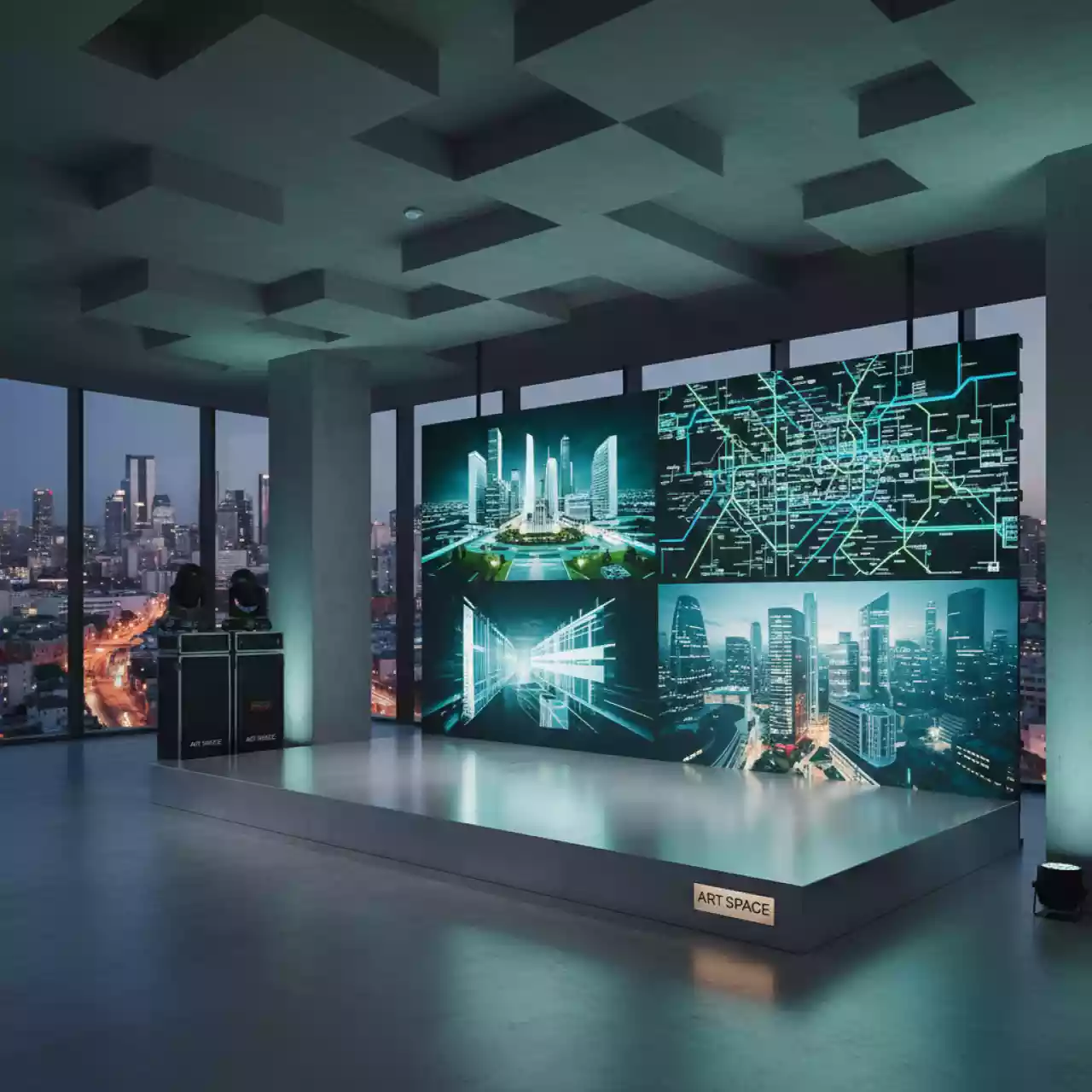 Аренда Светодиодный экран шаг 2 мм в ОКЦ «Галактика» — ART SPACE