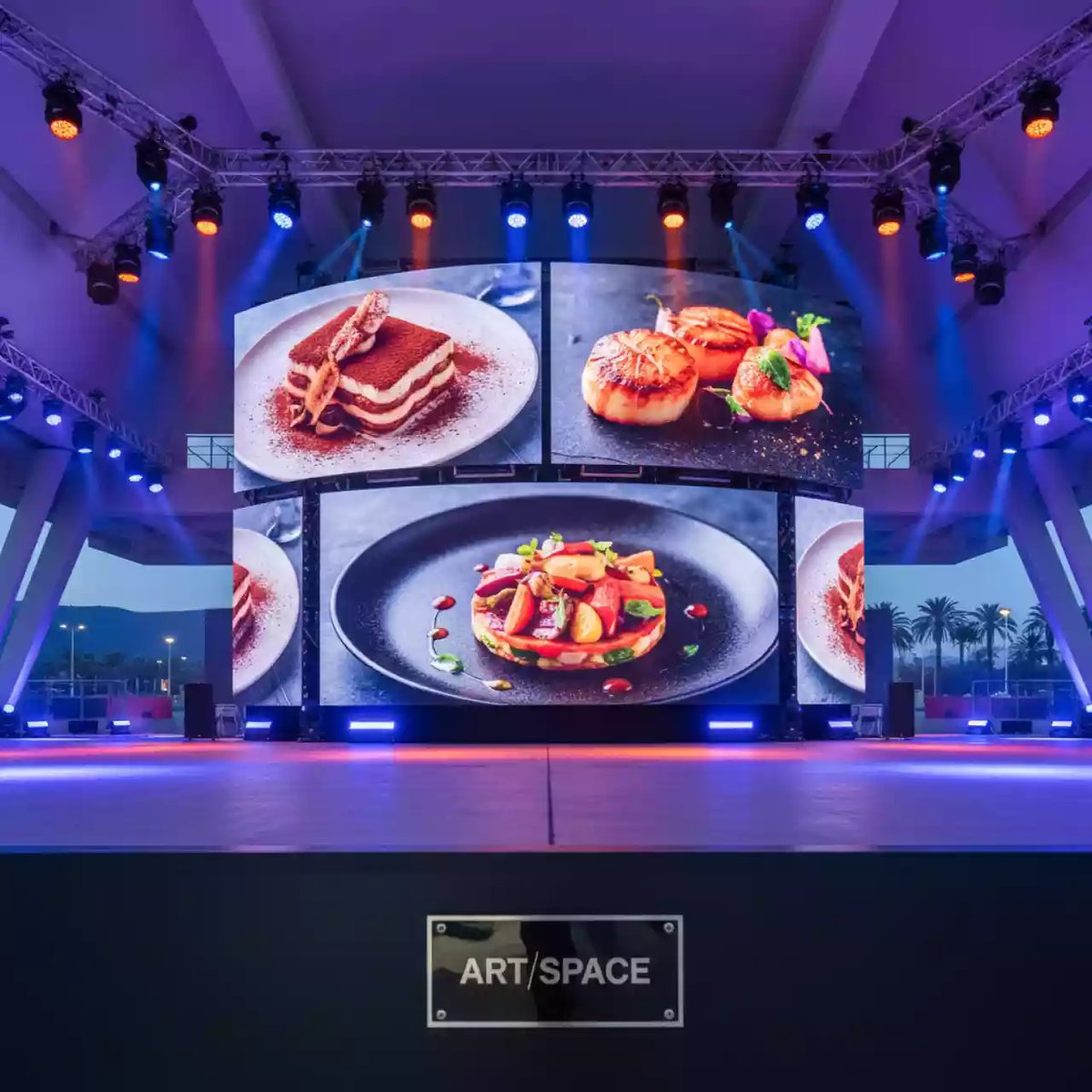 Аренда Светодиодный экран шаг пикселя P1,57 на Сочи Автодроме — ART SPACE