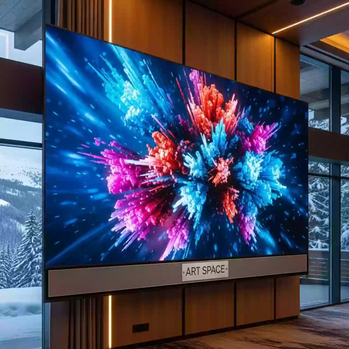 Аренда Светодиодный экран шаг пикселя P3 в Radisson Hotel Rosa Khutor — ART SPACE