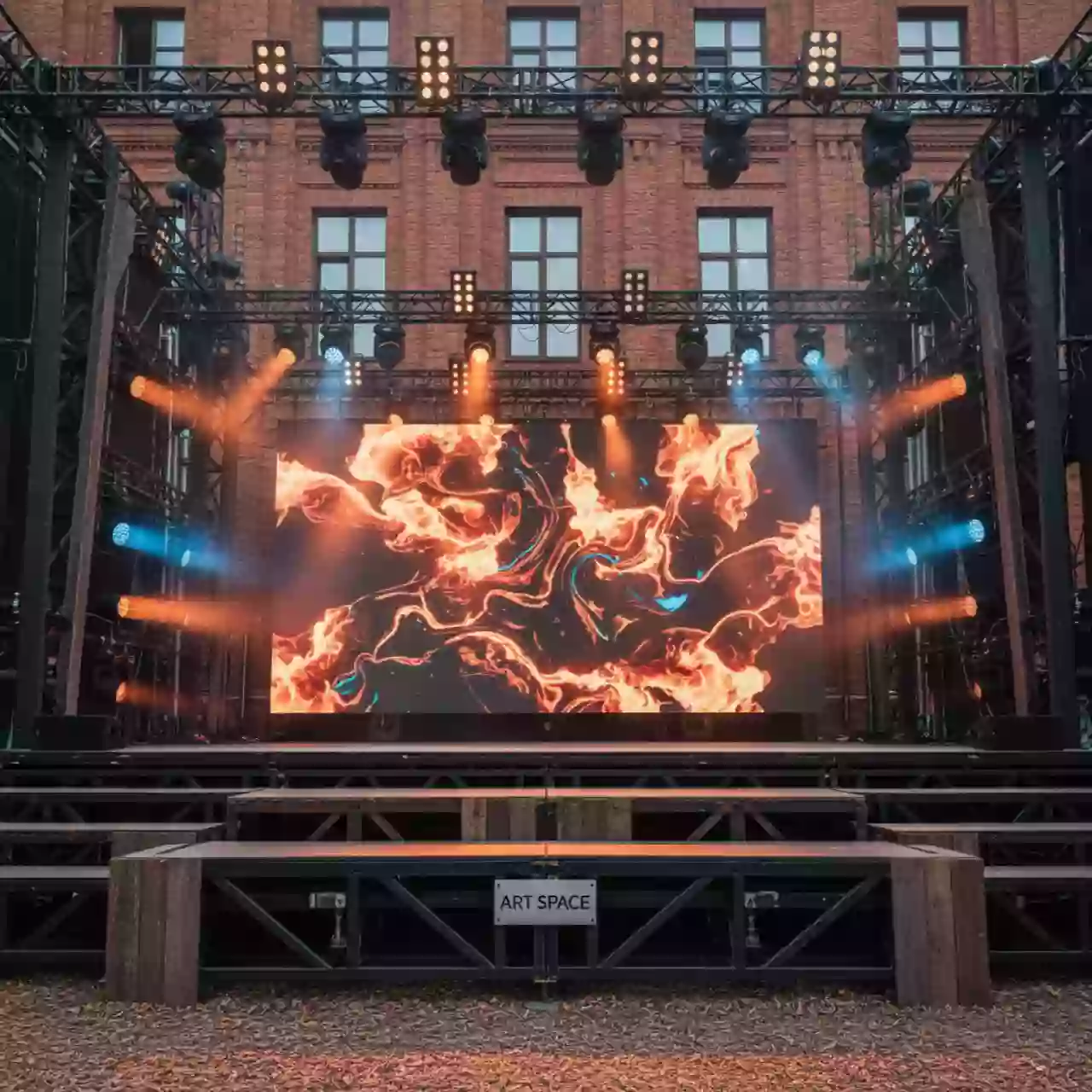 Аренда Светодиодный экран Unilumin Umini0.7 в Boutique Hotel PORTUM 1905 — ART SPACE