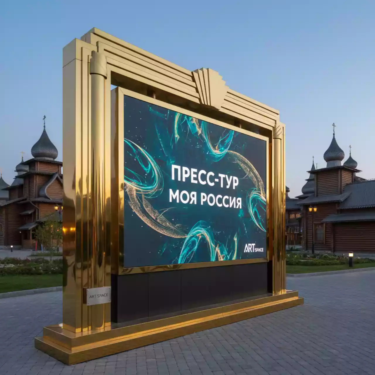 Аренда Светодиодный экран Visualeader M10 Nationstar Copper Wire 960 1280х960 в этно-парке «Моя Россия» — ART SPACE