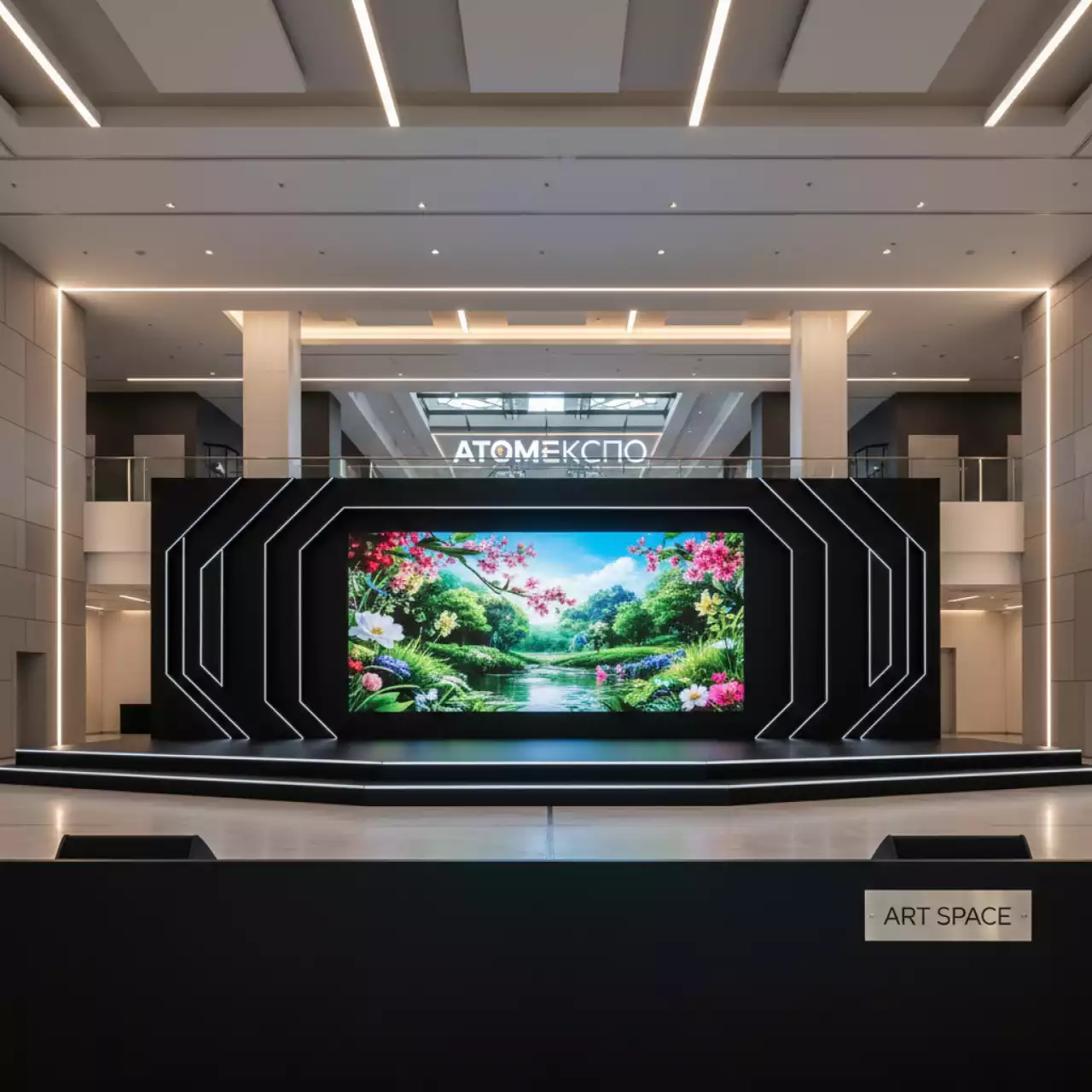 Аренда Светодиодный экран Visualeader M8 Nationstar Copper Wire кабинет 1280х960 в Сочи Парк Отеле — ART SPACE