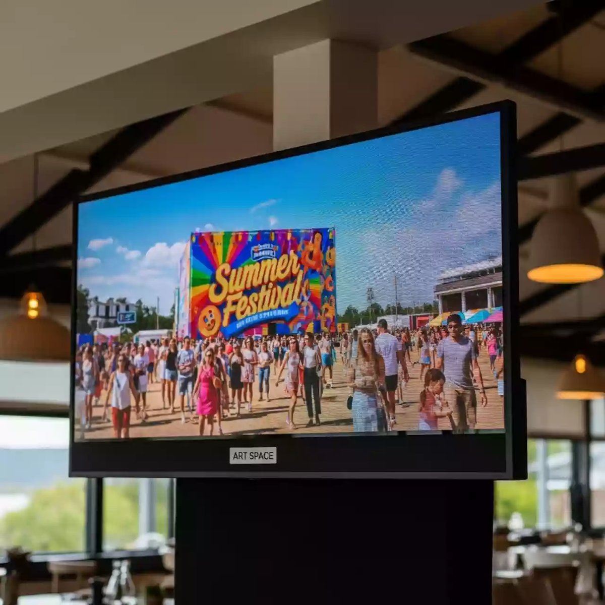 Аренда Светодиодный экран Visualeader T3,9 Nationstar Gold Wire в ресторане «Магеллан» — ART SPACE