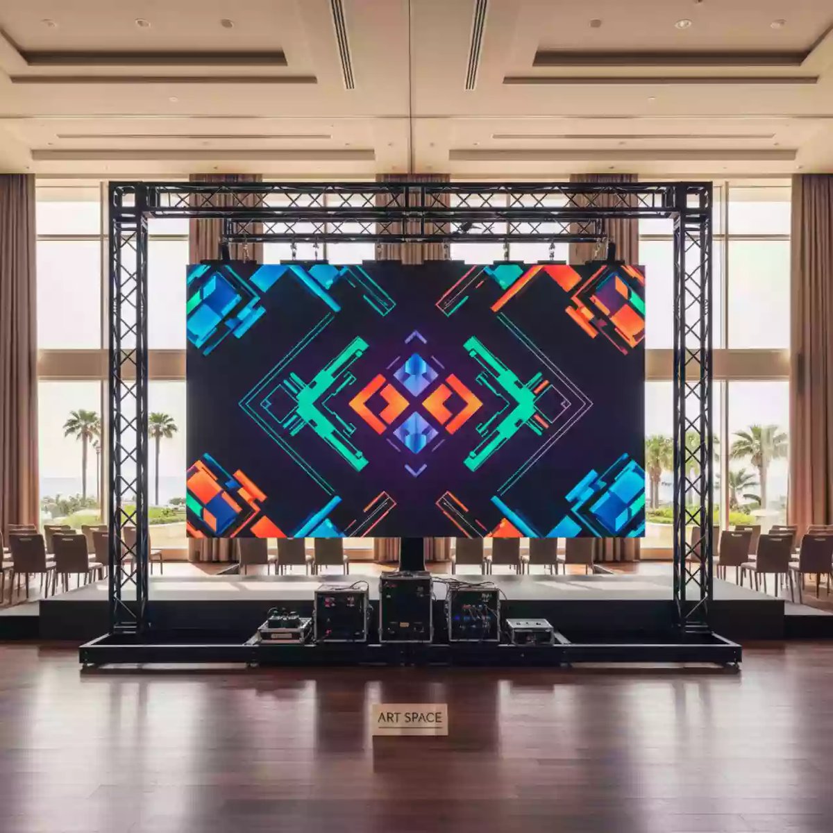 Аренда Светодиодный LED экран шаг 10 мм в отеле Hyatt Regency Sochi — ART SPACE