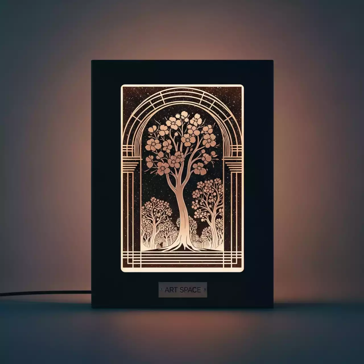 Аренда Световая картина ночник с фотографией на территории Морпорта Сочи — ART SPACE