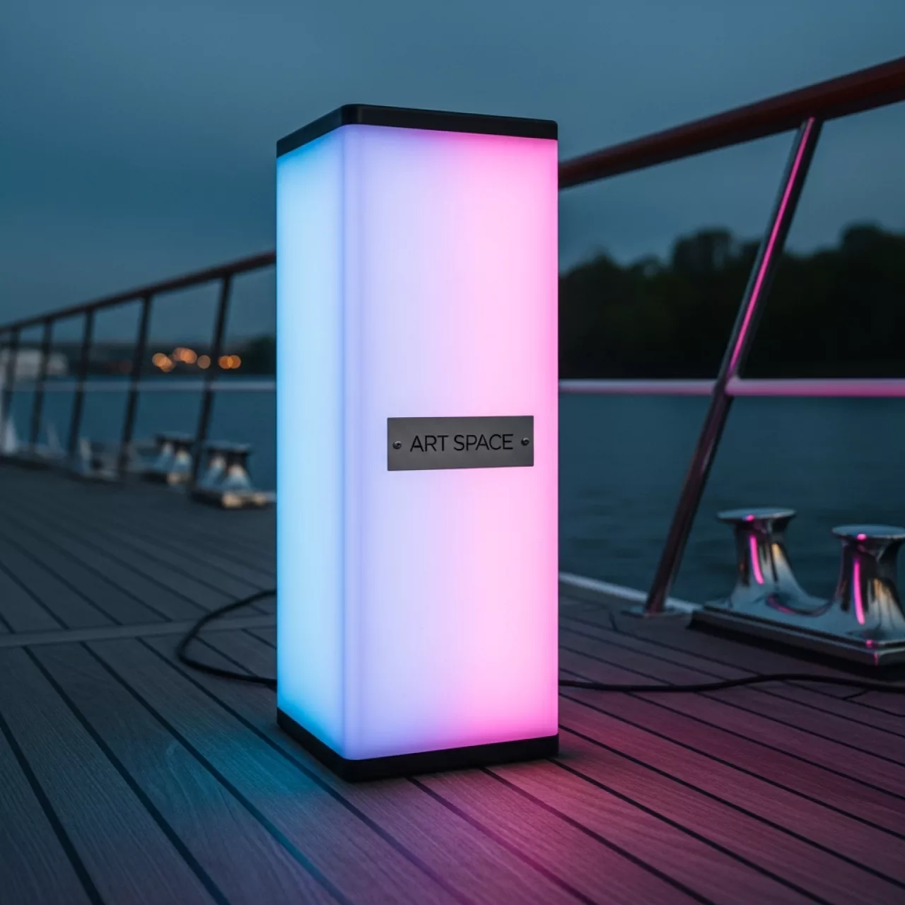 Аренда Световая напольная панель А2 на теплоходе «Дагомыс» — ART SPACE