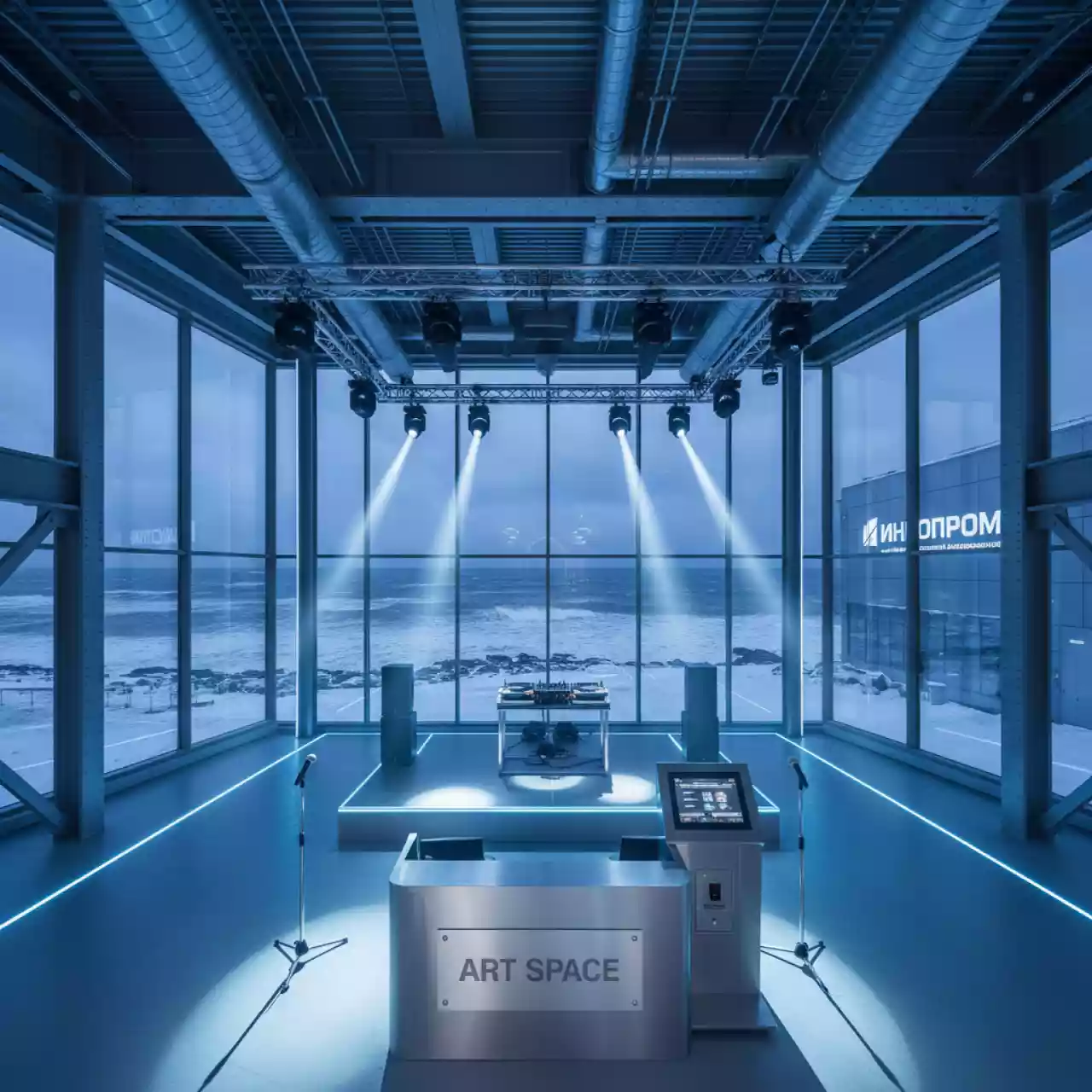 Аренда Световое оформление профессиональные DJ ведущие и караоке на Имеретинской набережной — ART SPACE