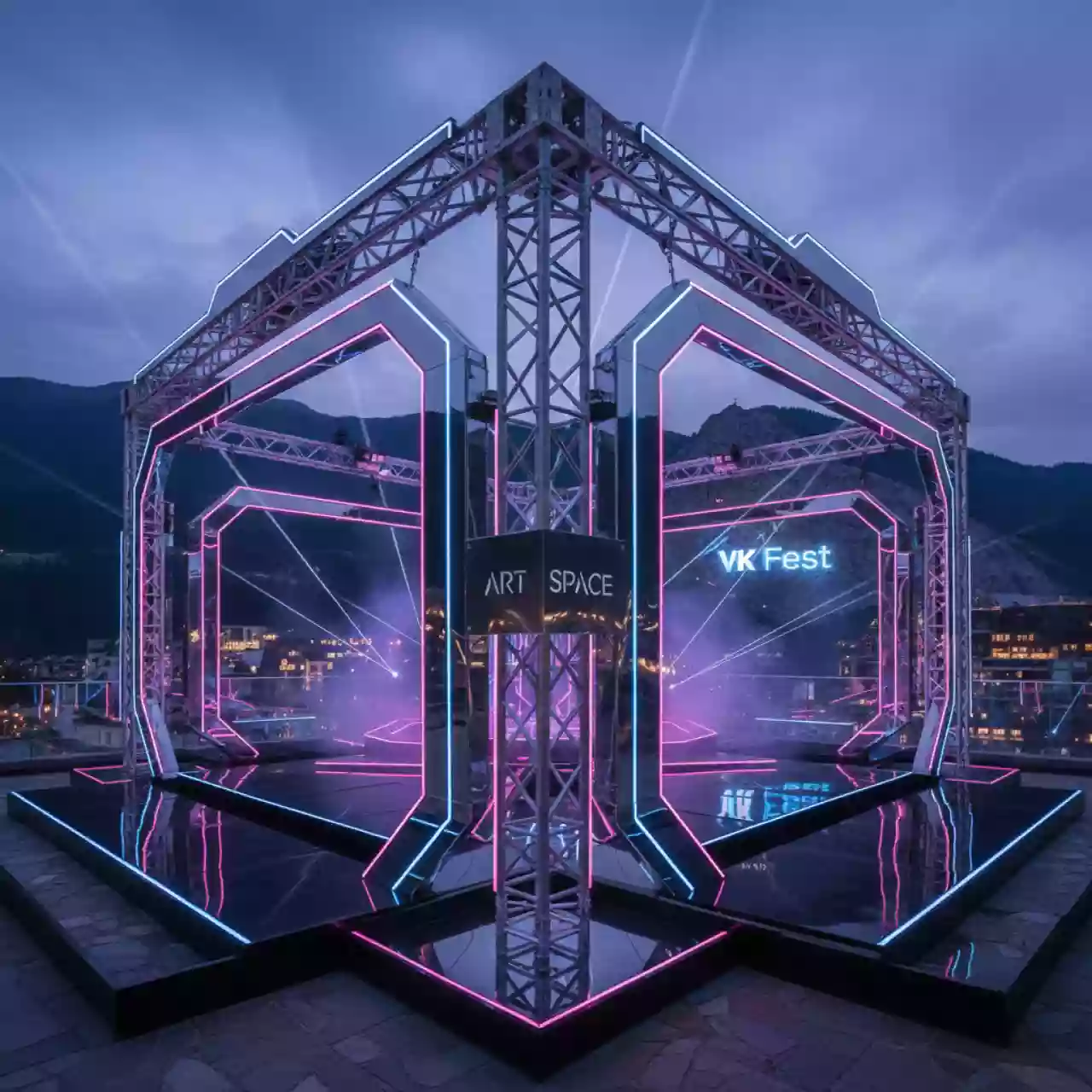 Аренда Световое решение в Rixos Krasnaya Polyana — ART SPACE