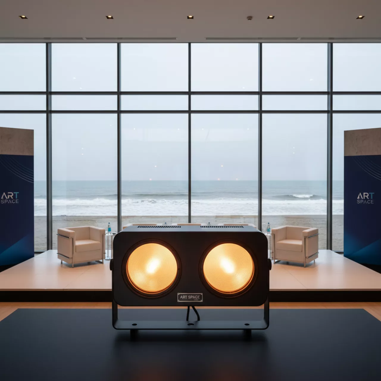 Аренда Световой прибор Blinder Shehds Two Eyes Cob на пляжных клубах Хосты — ART SPACE