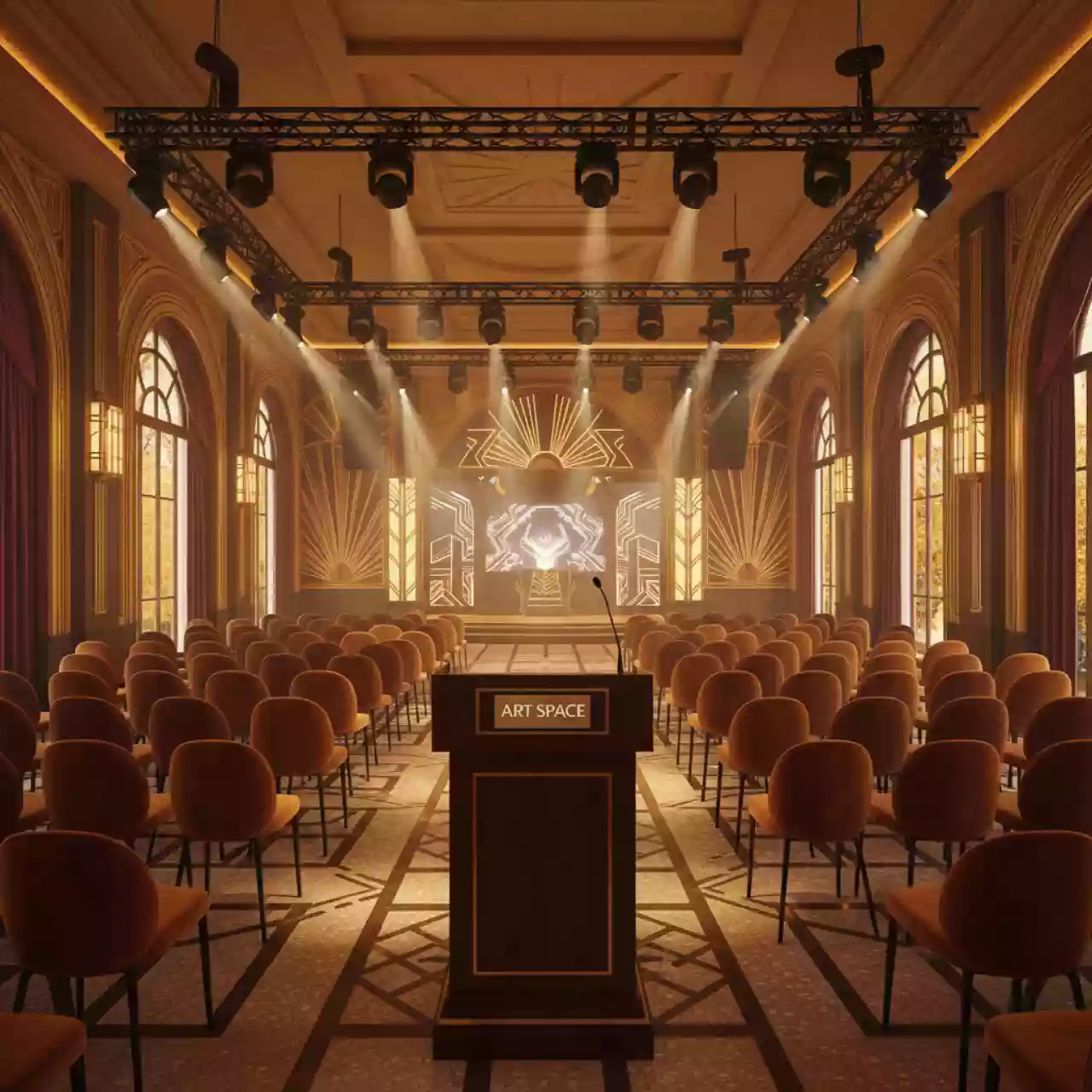 Аренда Световой прибор Shehds 200 W Beam&Spot в Mövenpick Hotel — ART SPACE