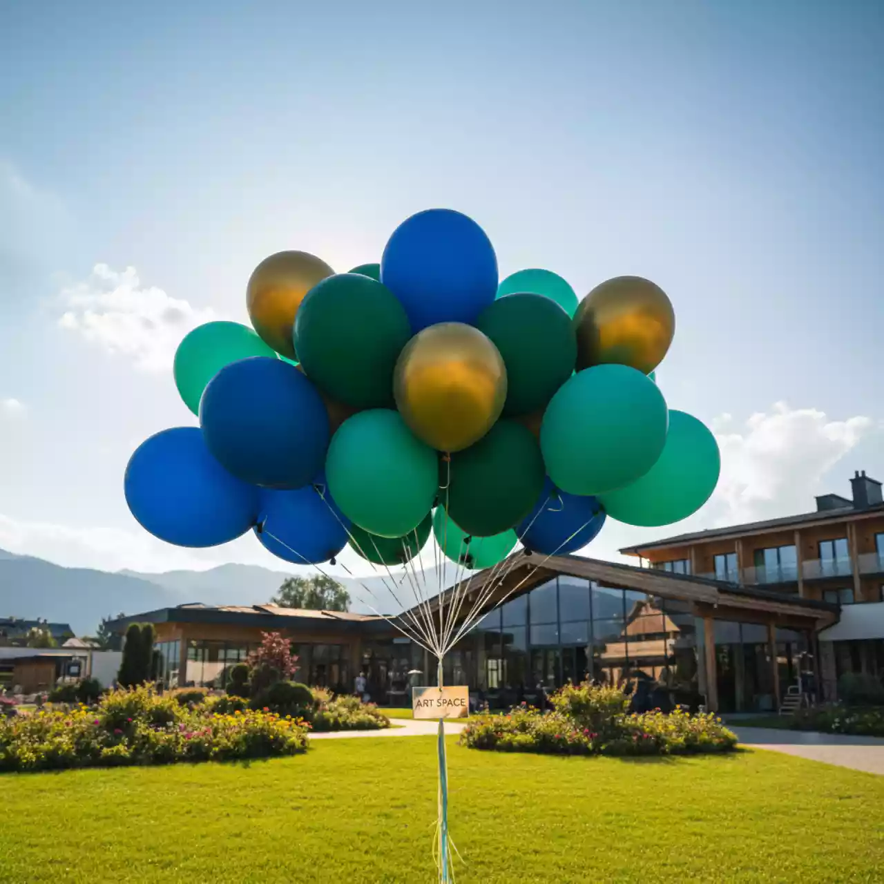 Аренда Связка из шаров 33 в Поляна 1389 Отель и Спа — ART SPACE