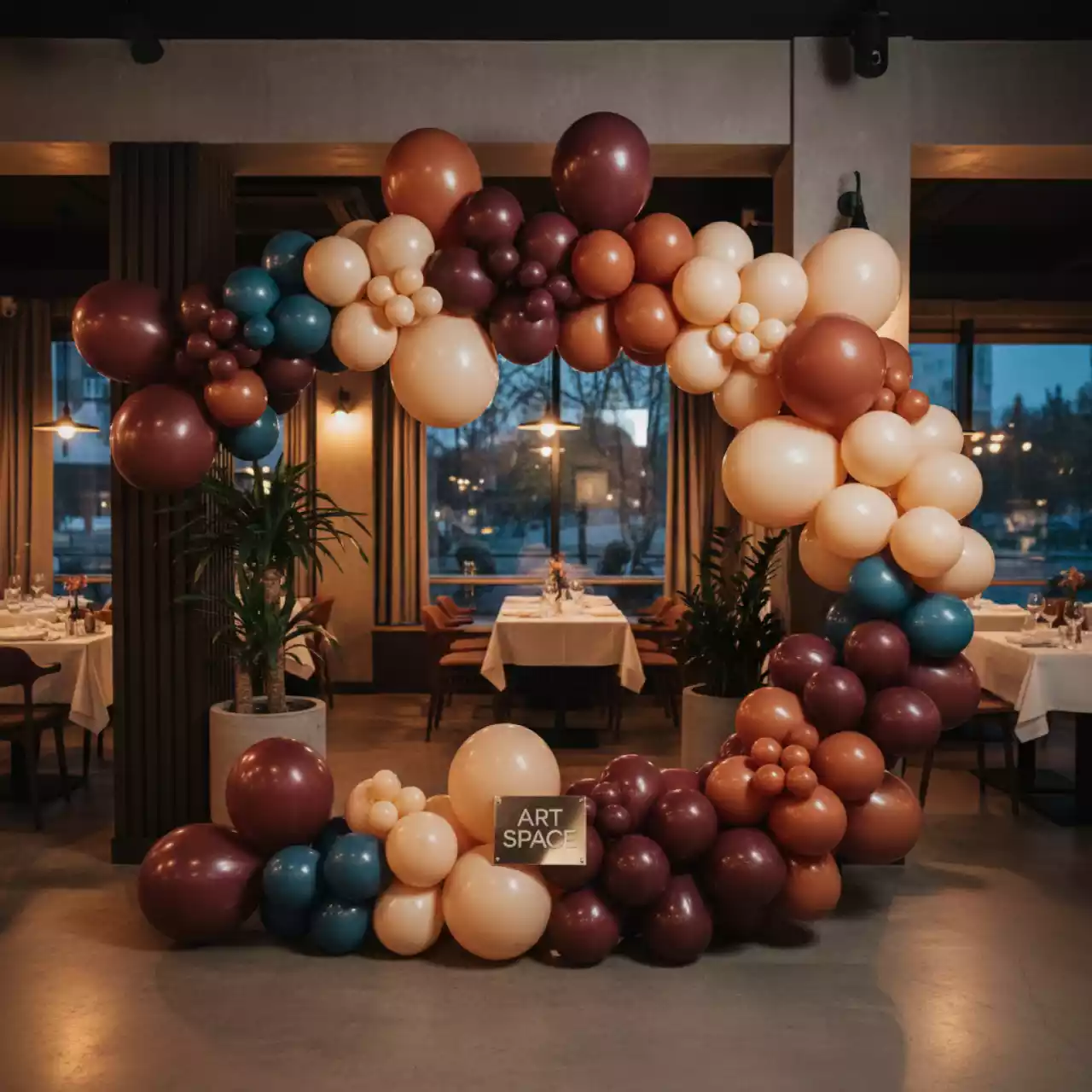 Аренда Связка шаров № 29 в ресторане «Баран-Рапан» — ART SPACE